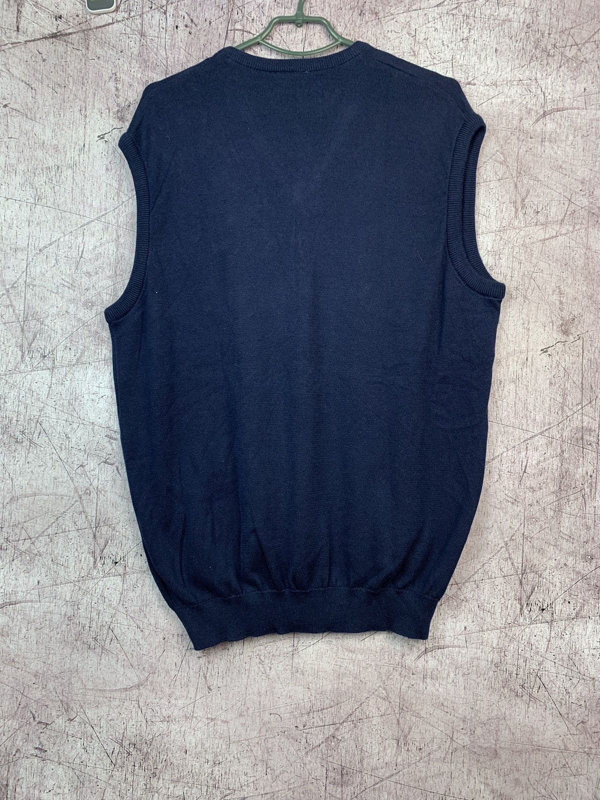 Lacoste × Vintage Lacoste Vintage Mens Cotton Knit Vest Sweater Jumper Size US L / EU 52-54 / 3 - 2 Thumbnail