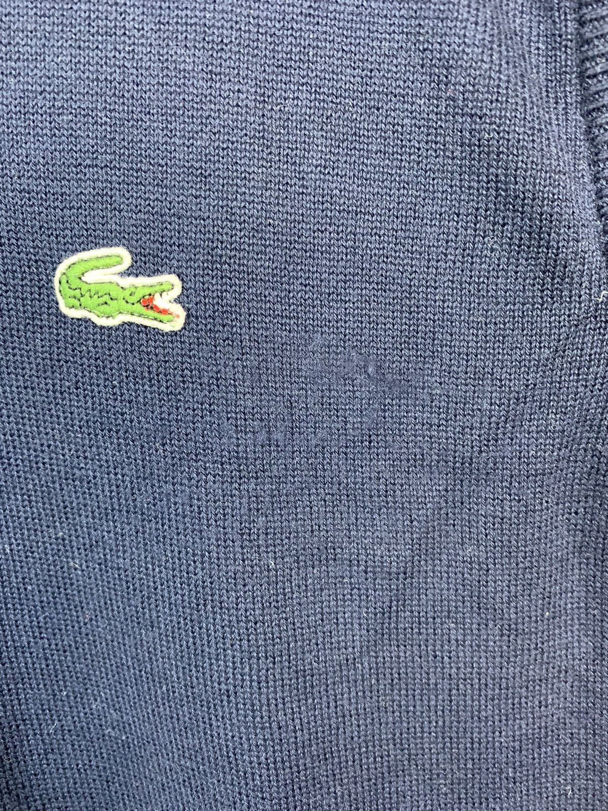 Lacoste × Vintage Lacoste Vintage Mens Cotton Knit Vest Sweater Jumper Size US L / EU 52-54 / 3 - 9 Thumbnail