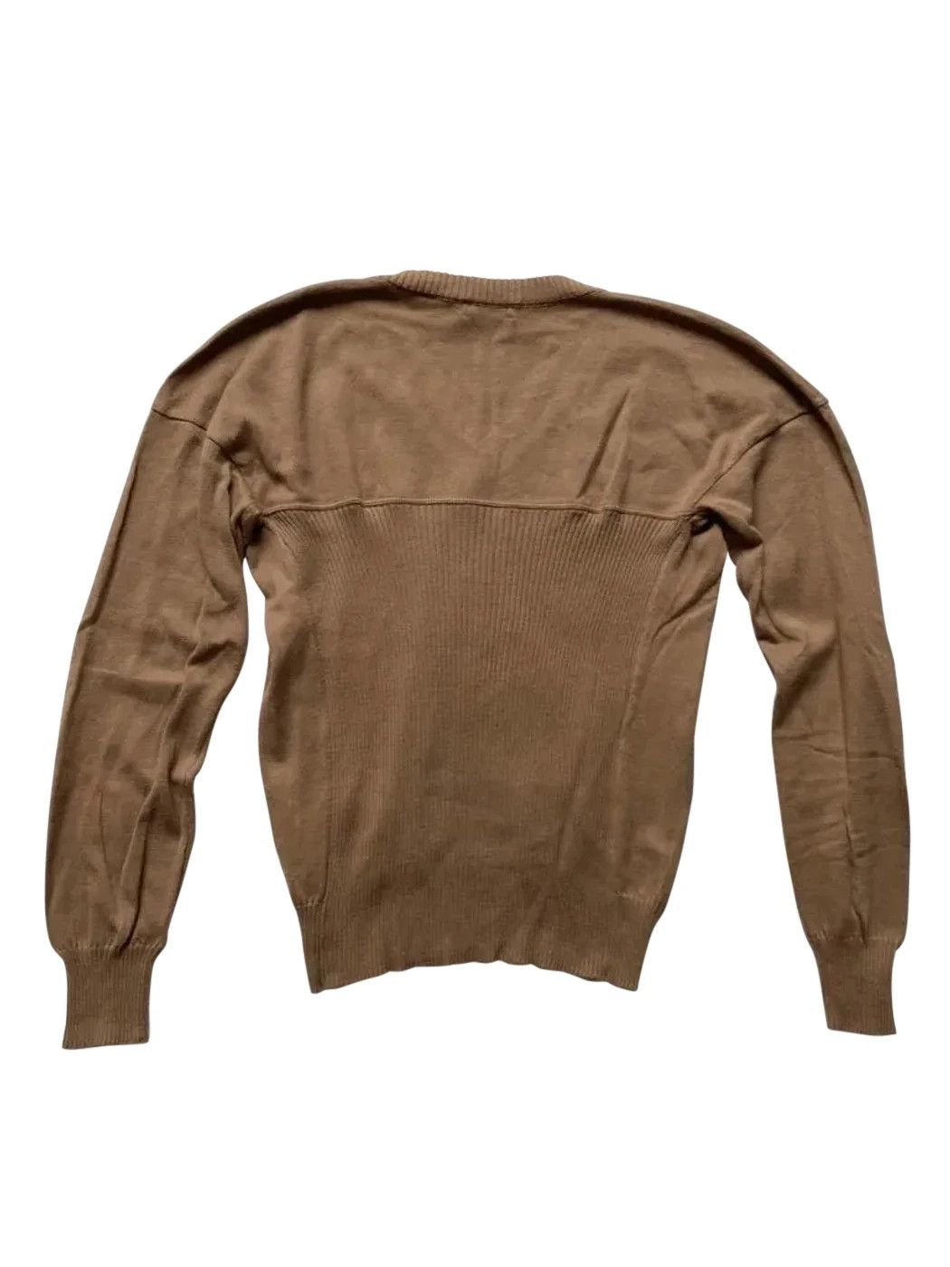 Dries Van Noten ⚡️QUICK SALE⚡️Dries Van Noten Beige V-neck Knit Size S / US 4 / IT 40 - 2 Thumbnail