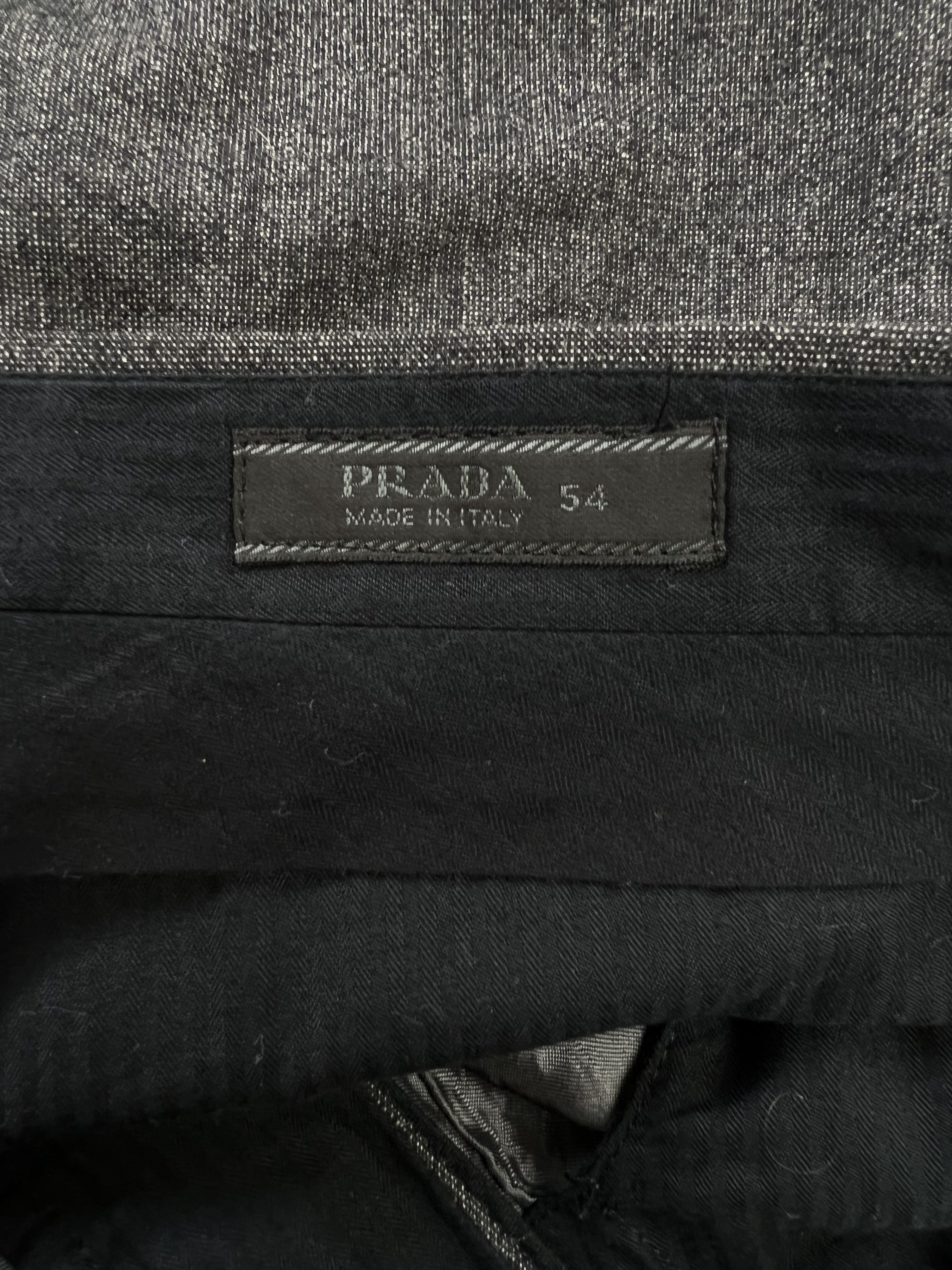 Prada ⚡️QUICK SALE⚡️2010 Prada Dark Grey Wool Pants Trousers Size US 38 / EU 54 - 3 Thumbnail