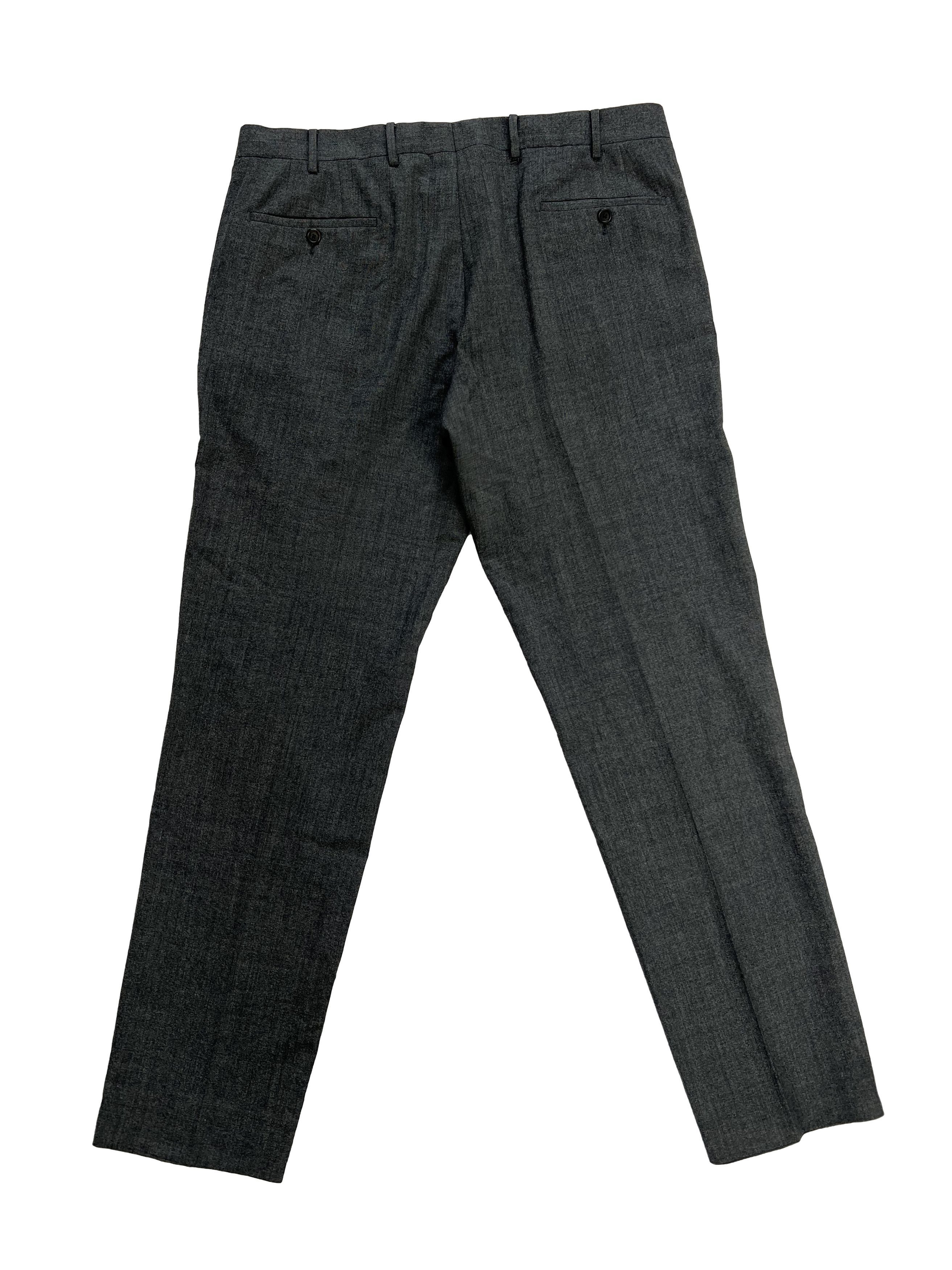 Prada ⚡️QUICK SALE⚡️2010 Prada Dark Grey Wool Pants Trousers Size US 38 / EU 54 - 2 Thumbnail