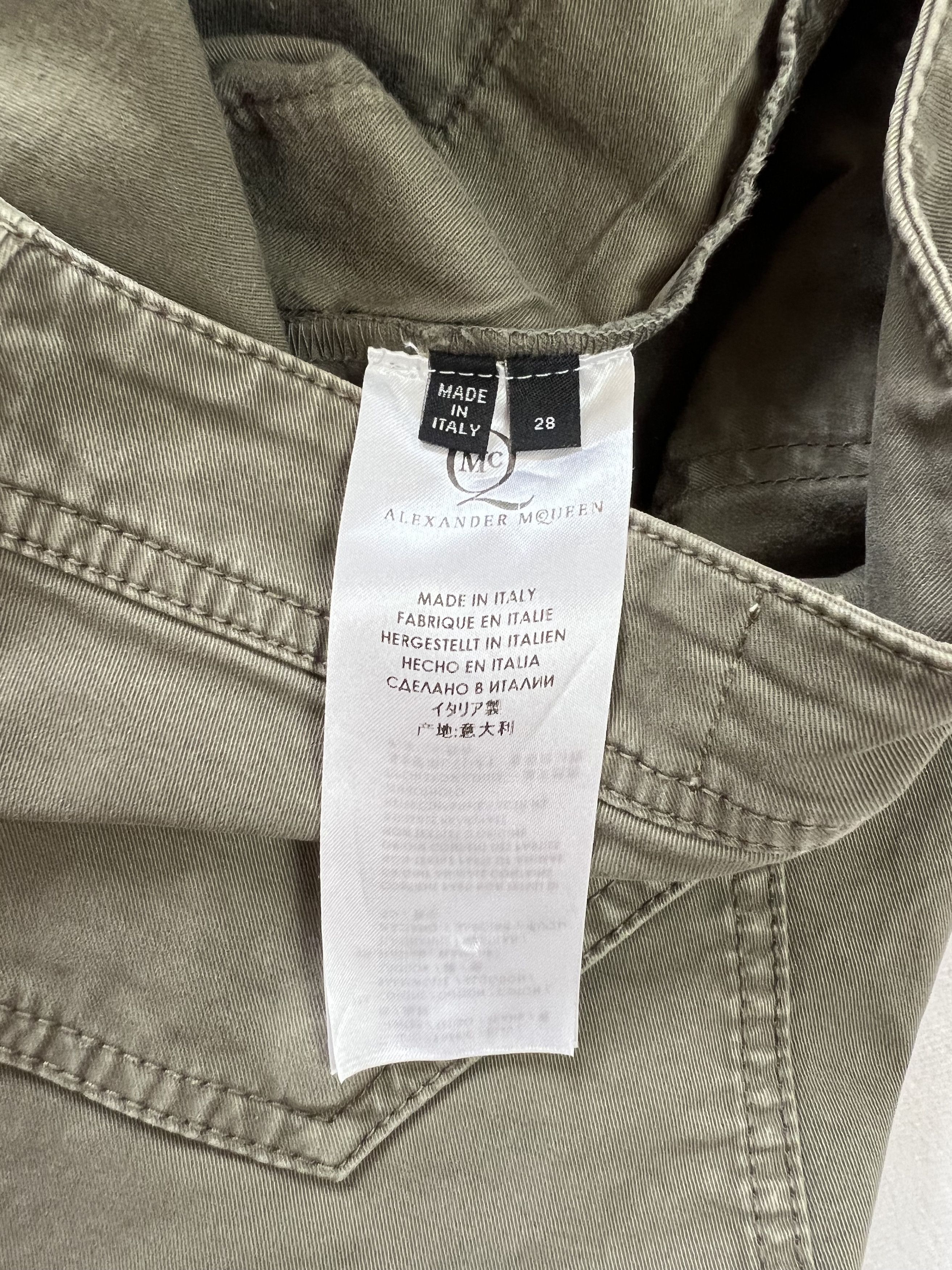 Alexander McQueen ⚡️QUICK SALE⚡️2014 Alexander McQueen Khaki Pants Trousers Size US 28 / EU 44 - 4 Thumbnail