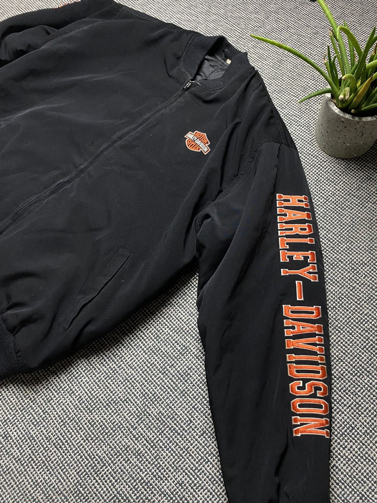 Harley Davidson × Vintage Harley Davidson jacket bombers vintage Size US L / EU 52-54 / 3 - 3 Thumbnail