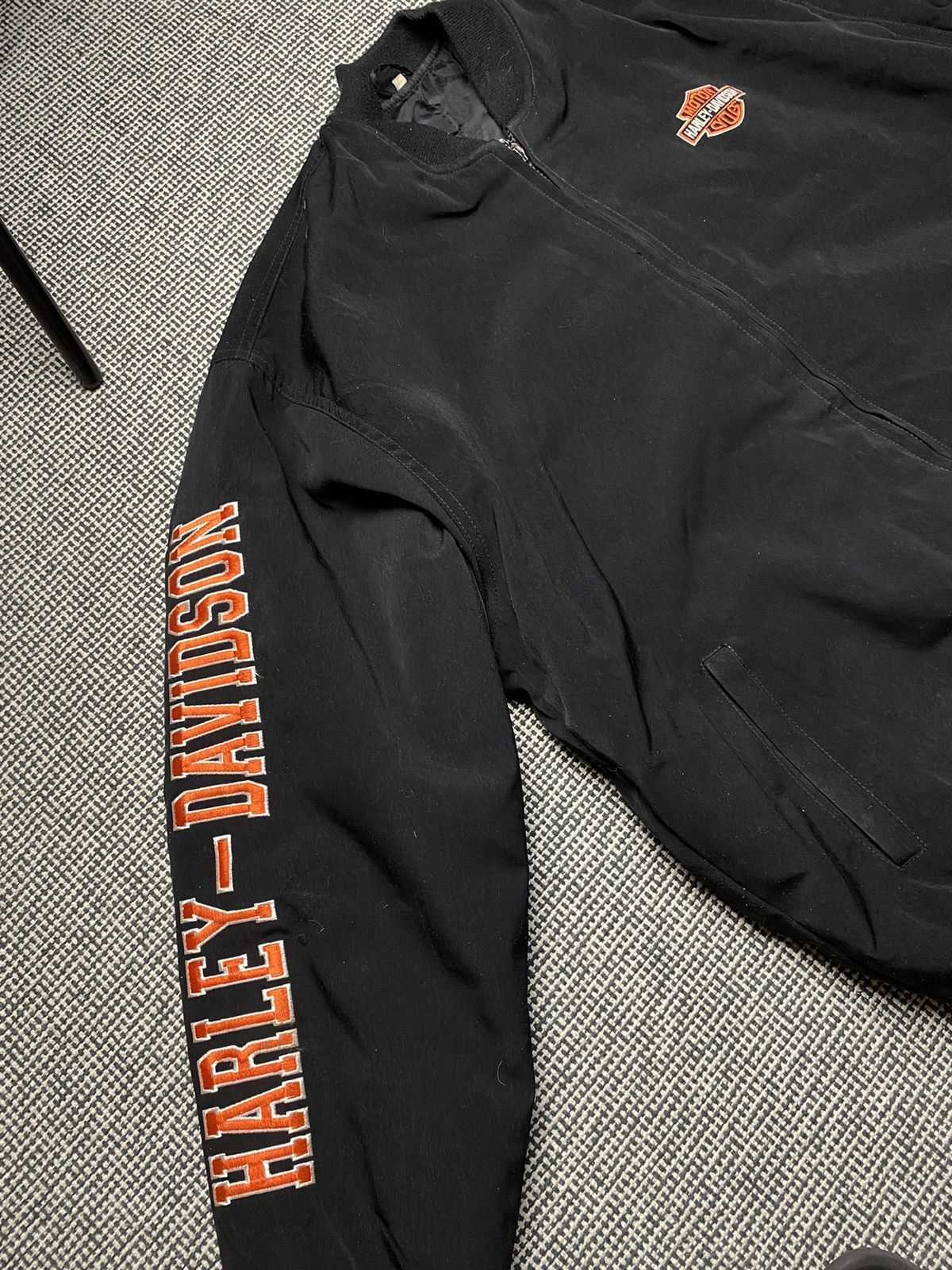 Harley Davidson × Vintage Harley Davidson jacket bombers vintage Size US L / EU 52-54 / 3 - 5 Thumbnail