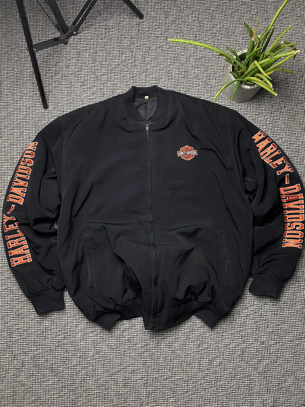 Harley Davidson × Vintage Harley Davidson jacket bombers vintage Size US L / EU 52-54 / 3 - 2 Thumbnail