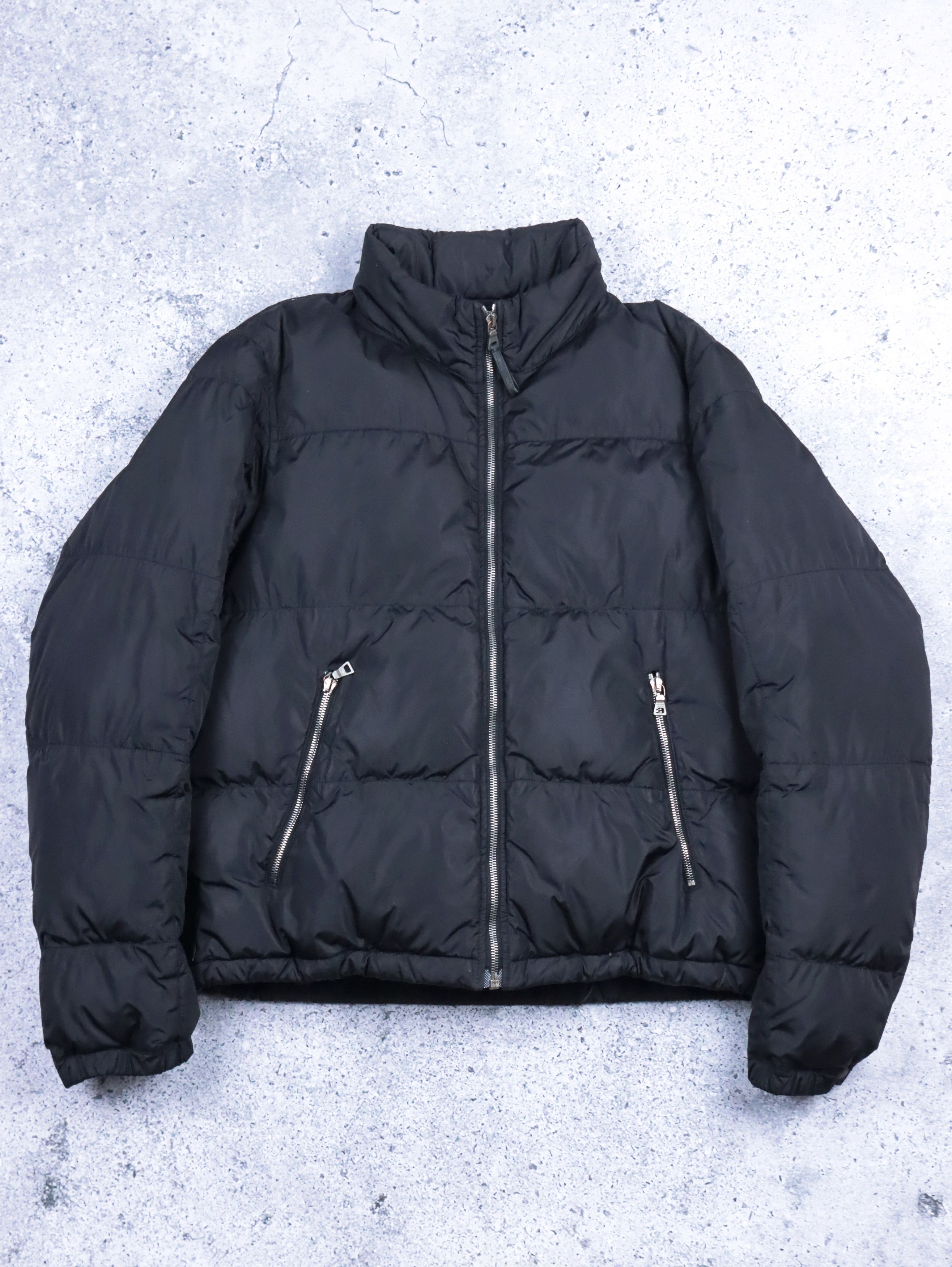 Designer × Prada Prada SGX757 Black Goose Down Puffer Jacket | Grailed