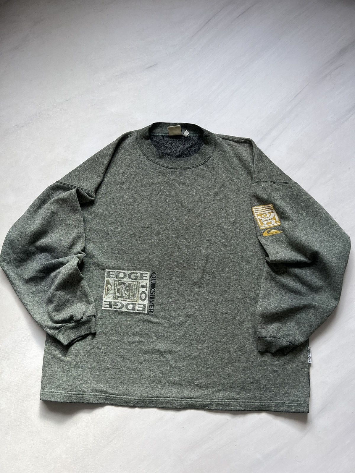 Quiksilver × Vintage Vintage Y2K Quiksilver Sweatshirt Size US XL / EU 56 / 4 - 1 Thumbnail