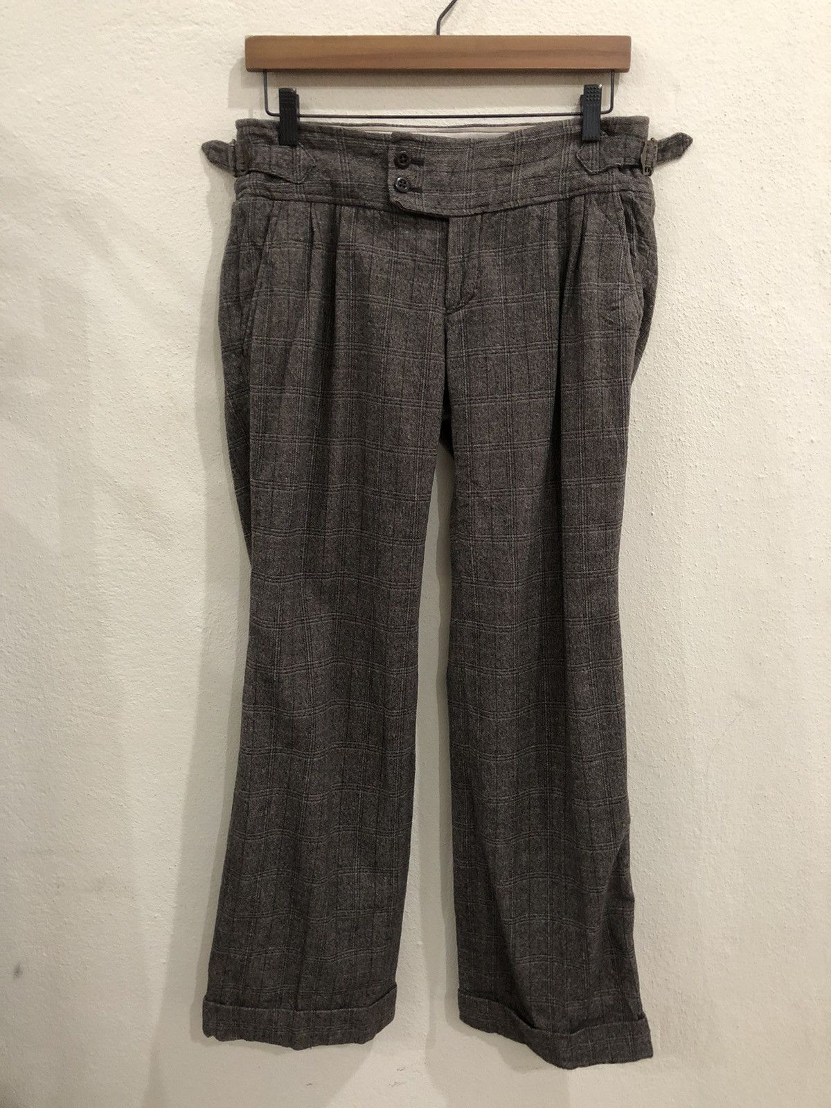 United Arrows United Arrows Plaid Tartan Wool Pant Size 30" / US 8 / IT 44 - 2 Thumbnail