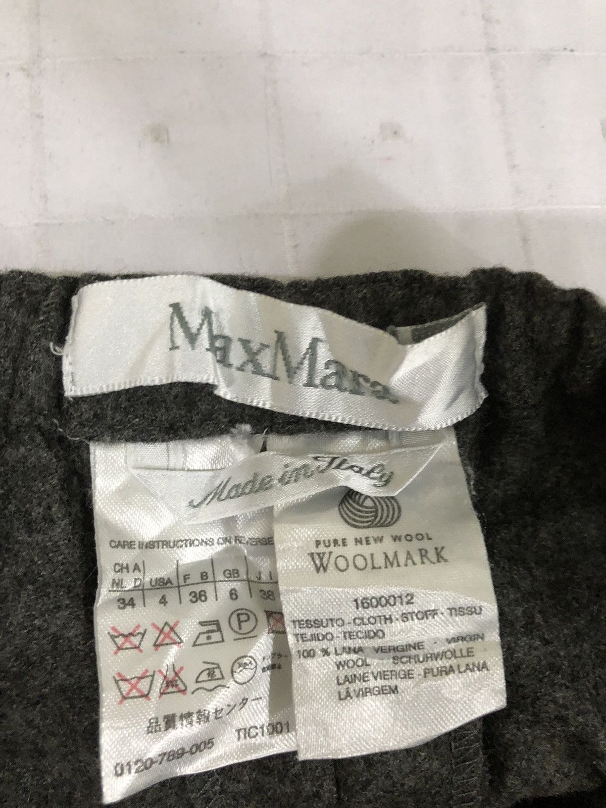 Max Mara Max Mara Wool Pant Size 29" - 7 Thumbnail