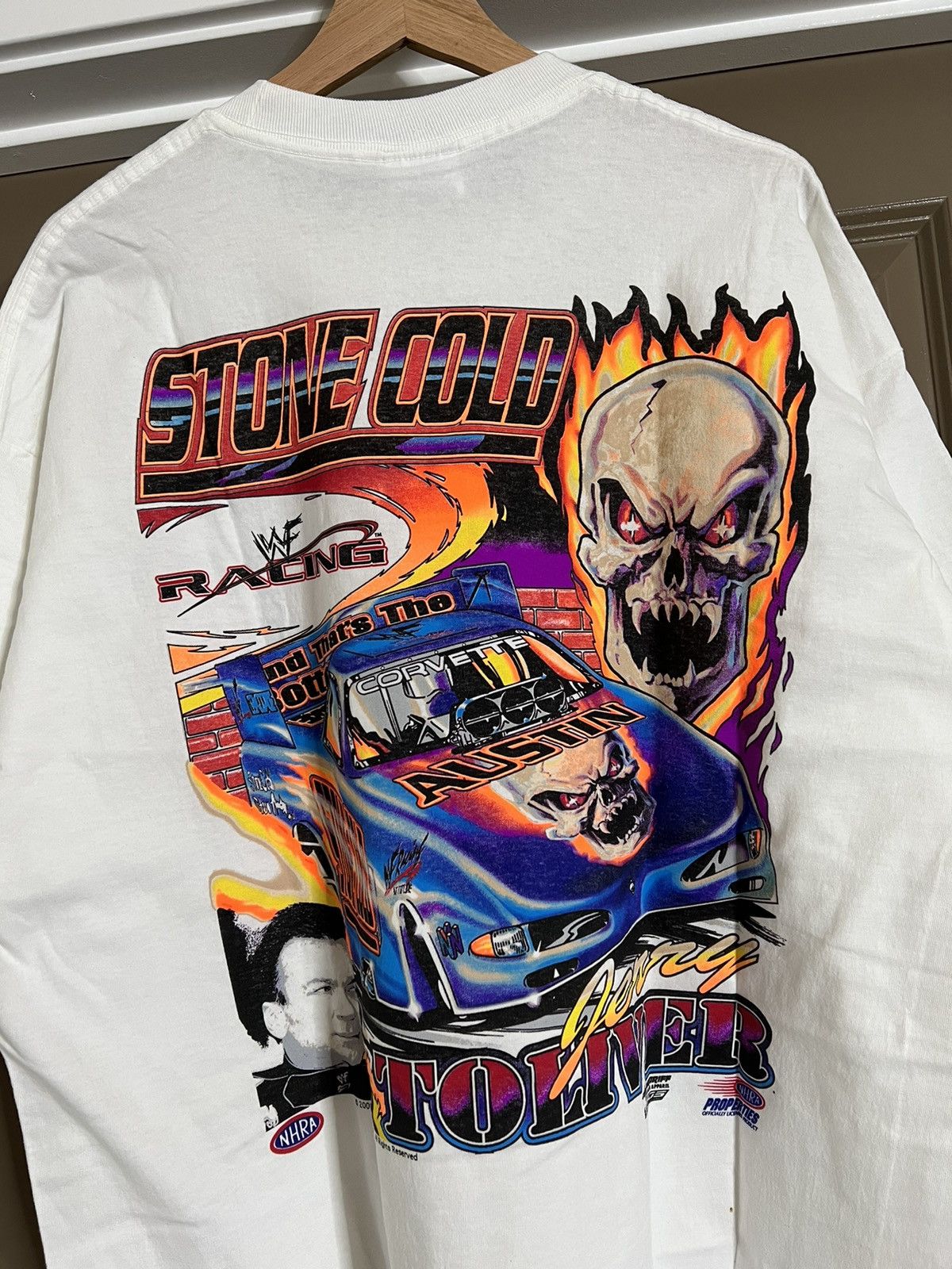 Vintage Stone Cold Steve Austin Racing Tee