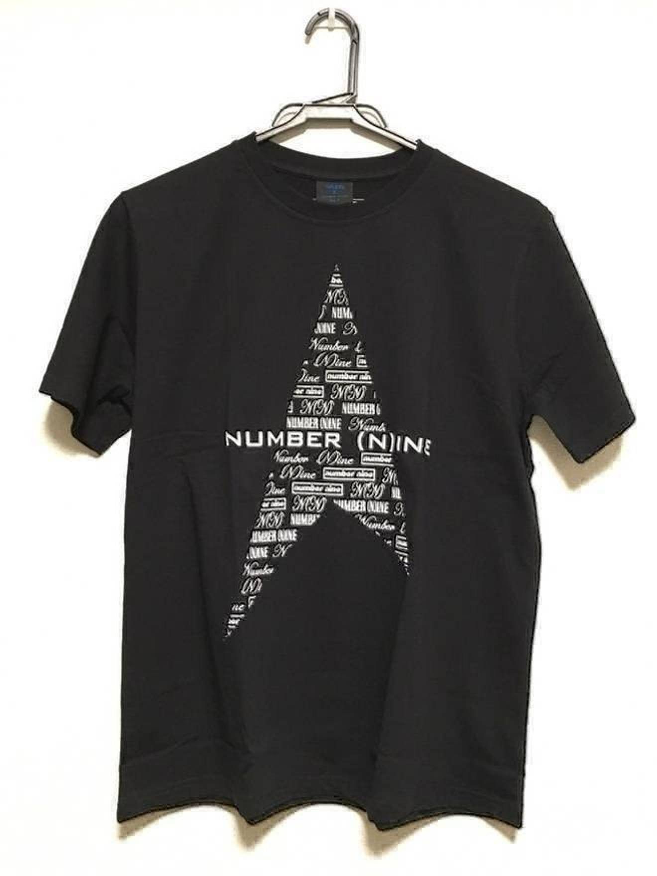 Number (N)ine Number Nine Star Multi Logo Tee - Black (n)ine | Grailed