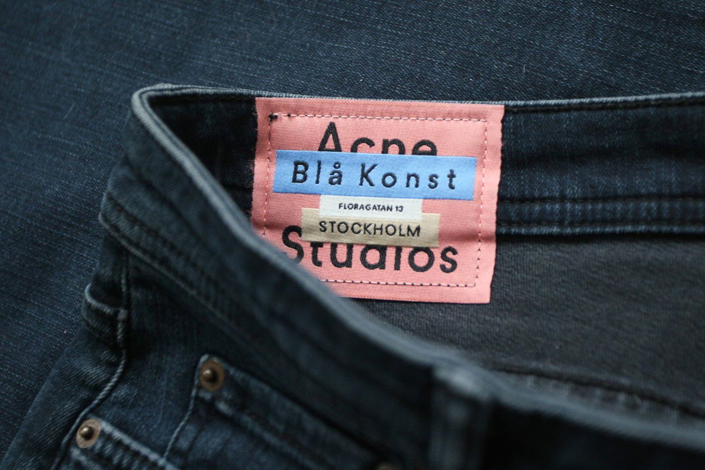 Acne Studios Acne Studios Bla Konst Climb blue black Slim Jeans 30 Size US 30 / EU 46 - 5 Thumbnail