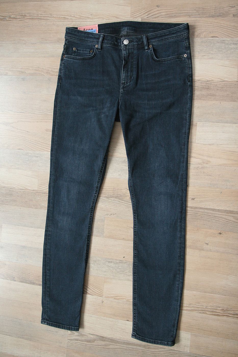Acne Studios Acne Studios Bla Konst Climb blue black Slim Jeans 30 Size US 30 / EU 46 - 1 Thumbnail