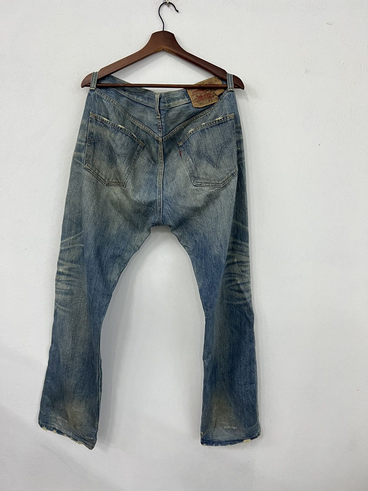 Levi's Levis 501 Rare Design Denim Jeans Size US 34 / EU 50 - 2 Thumbnail