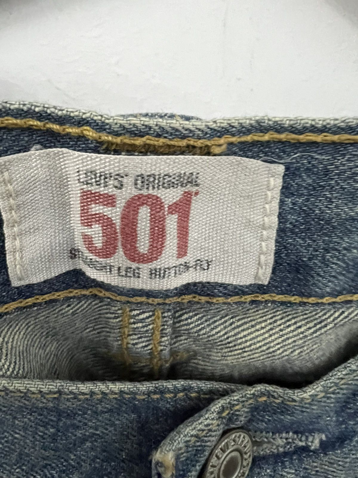 Levi's Levis 501 Rare Design Denim Jeans Size US 34 / EU 50 - 7 Thumbnail