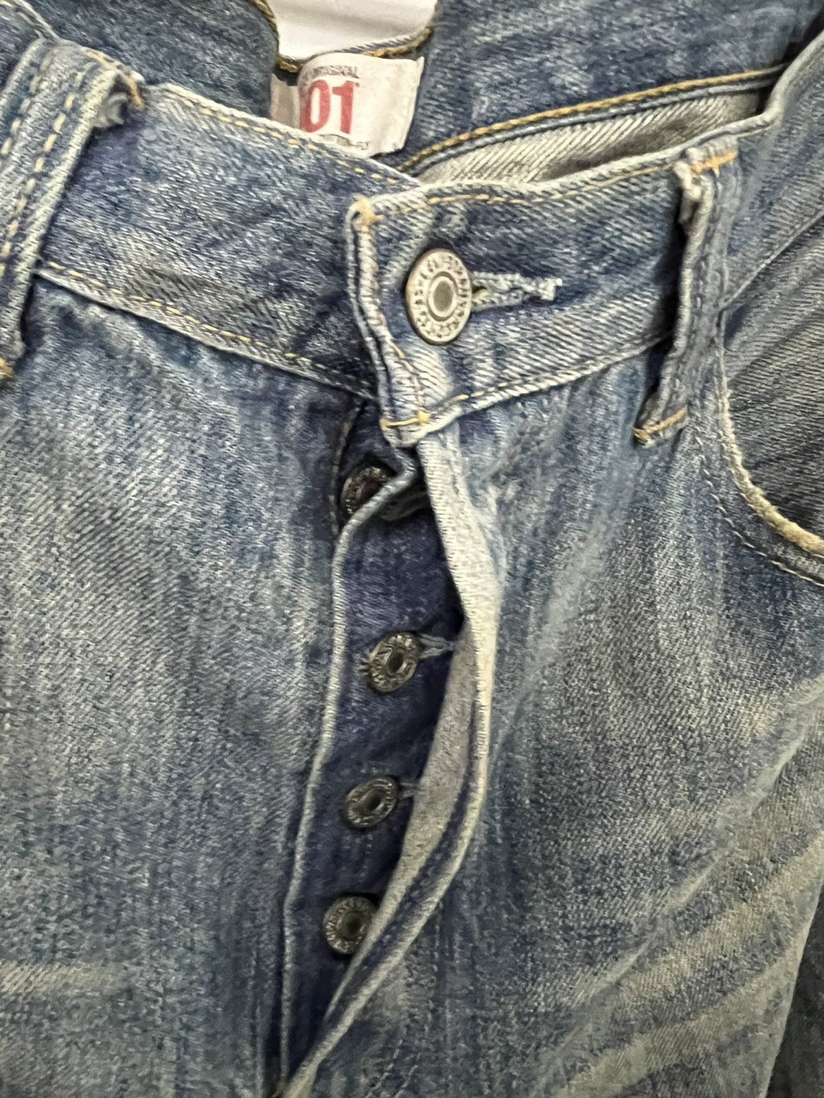 Levi's Levis 501 Rare Design Denim Jeans Size US 34 / EU 50 - 6 Thumbnail