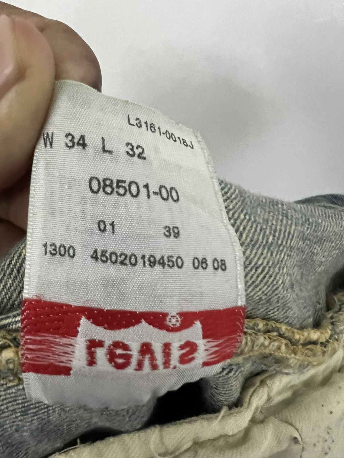 Levi's Levis 501 Rare Design Denim Jeans Size US 34 / EU 50 - 13 Thumbnail
