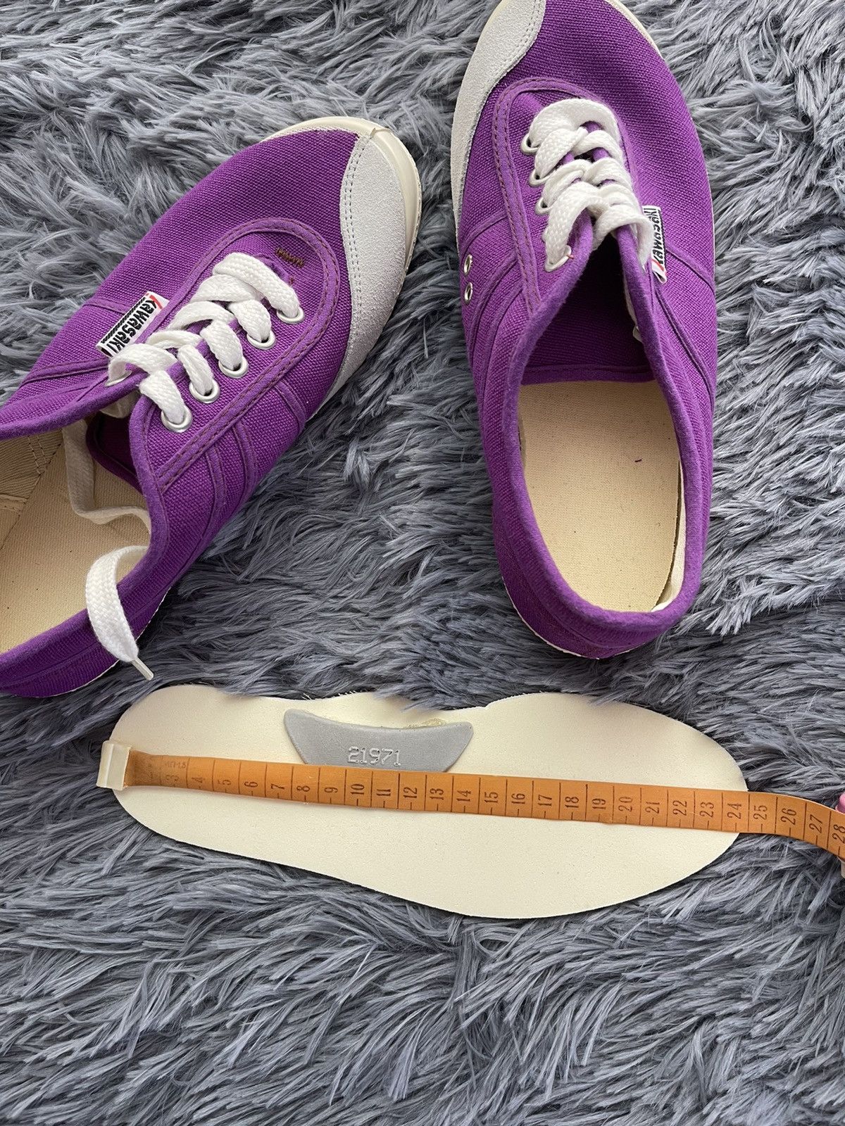 Japanese Brand × Vintage Kawasaki racing vintage 90s deadstock sneakers 24cm Size US 7 / IT 37 - 7 Thumbnail