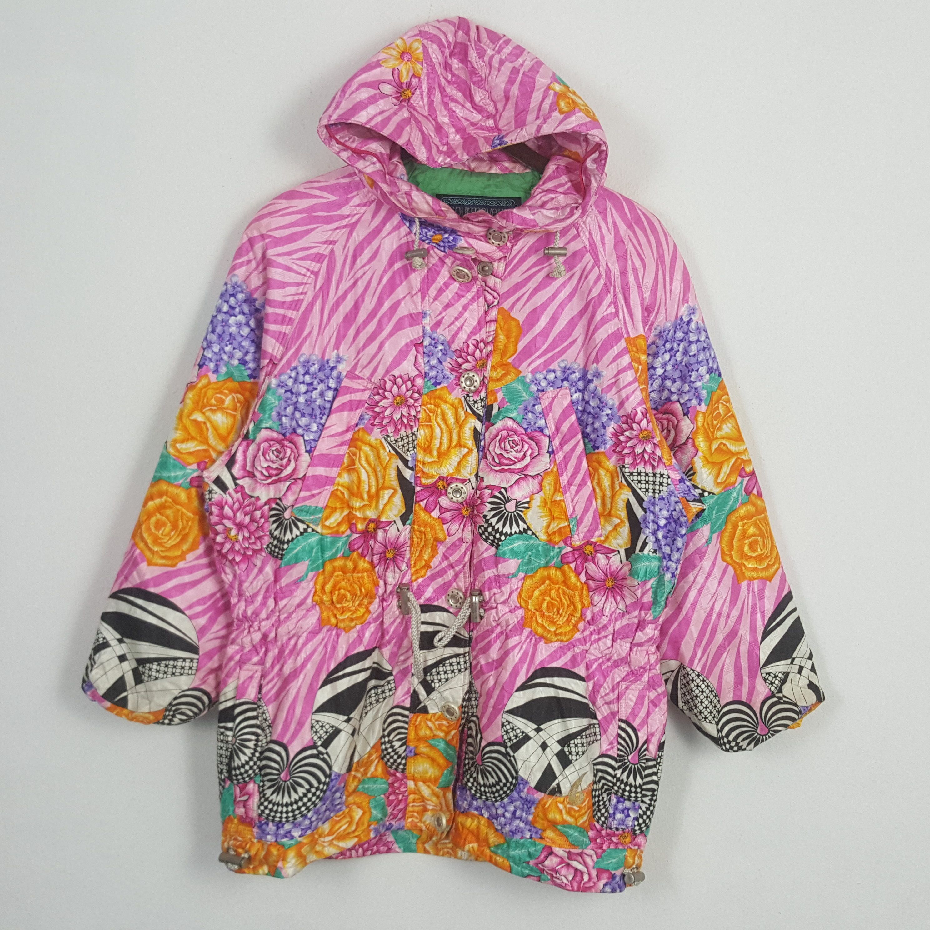 Vintage Courmayeur Flower Design Jacket
