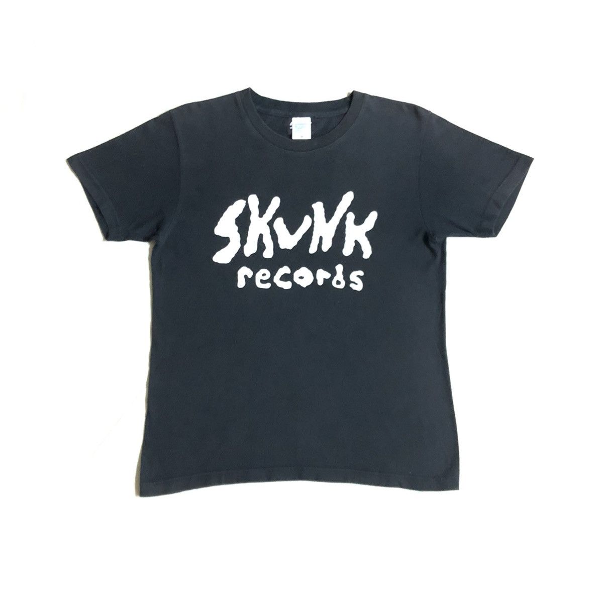 image of Band Tees x Vintage Y2K Skunk Records T-Shirt in Black, Men's (Size Small)