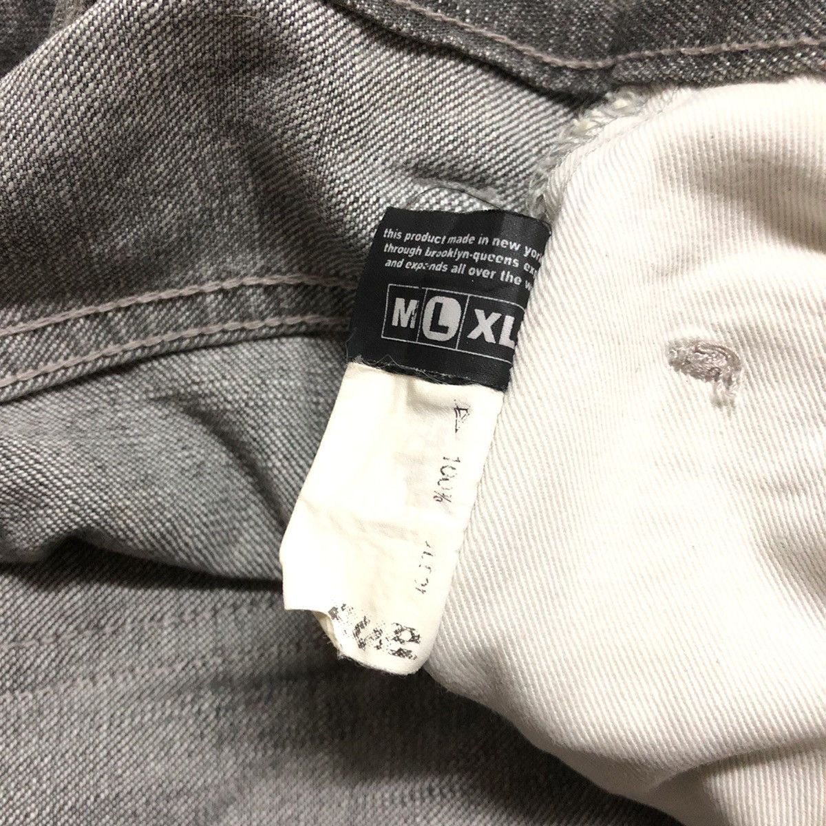 Vintage Vintage BQE Usa Graffiti Art Denim Size US 33 - 4 Thumbnail