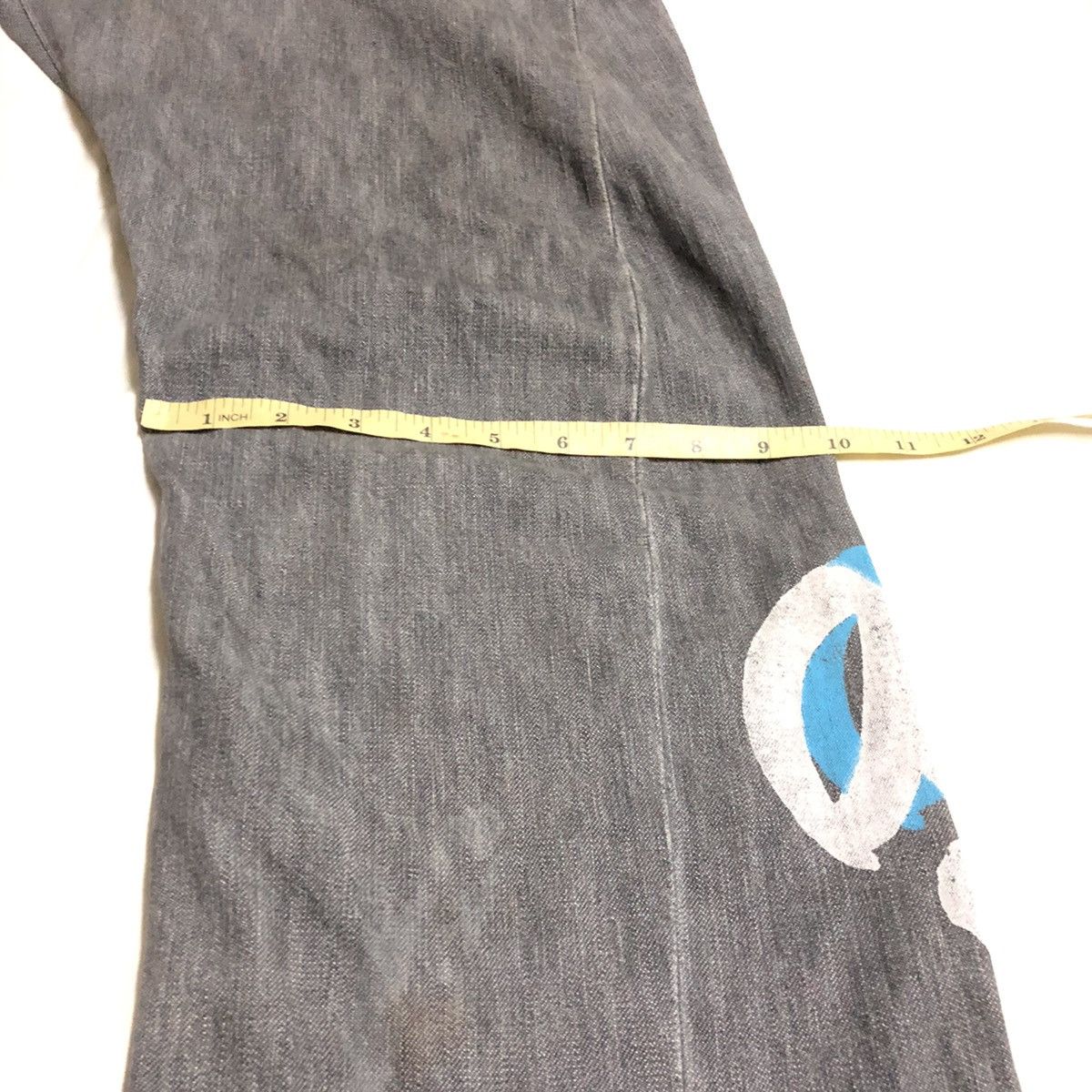 Vintage Vintage BQE Usa Graffiti Art Denim Size US 33 - 10 Thumbnail