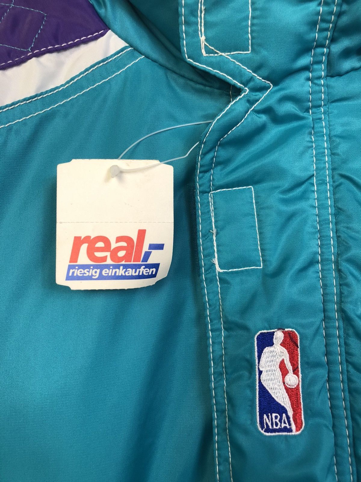 NBA × Starter Vintage 90s Starter Charlotte Hornets NBA Jakets Size US L / EU 52-54 / 3 - 9 Thumbnail