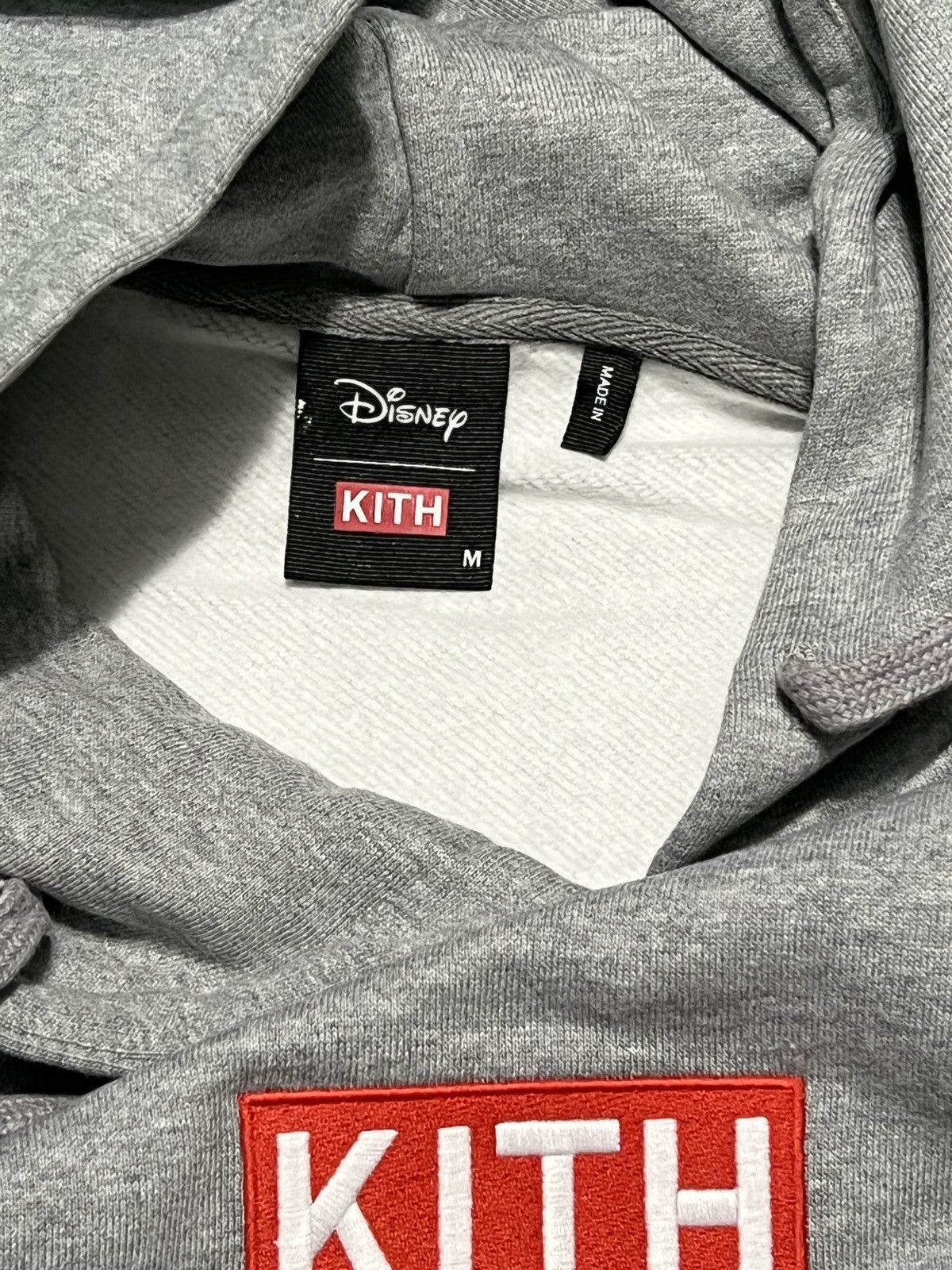 Disney × Kith Disney Kith Mickey Sleeve Patches Hoodie | Grailed