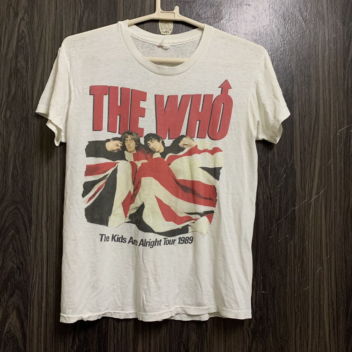 Band Tees × Vintage Vintage 80s The Who The Kids Are Alright Tour