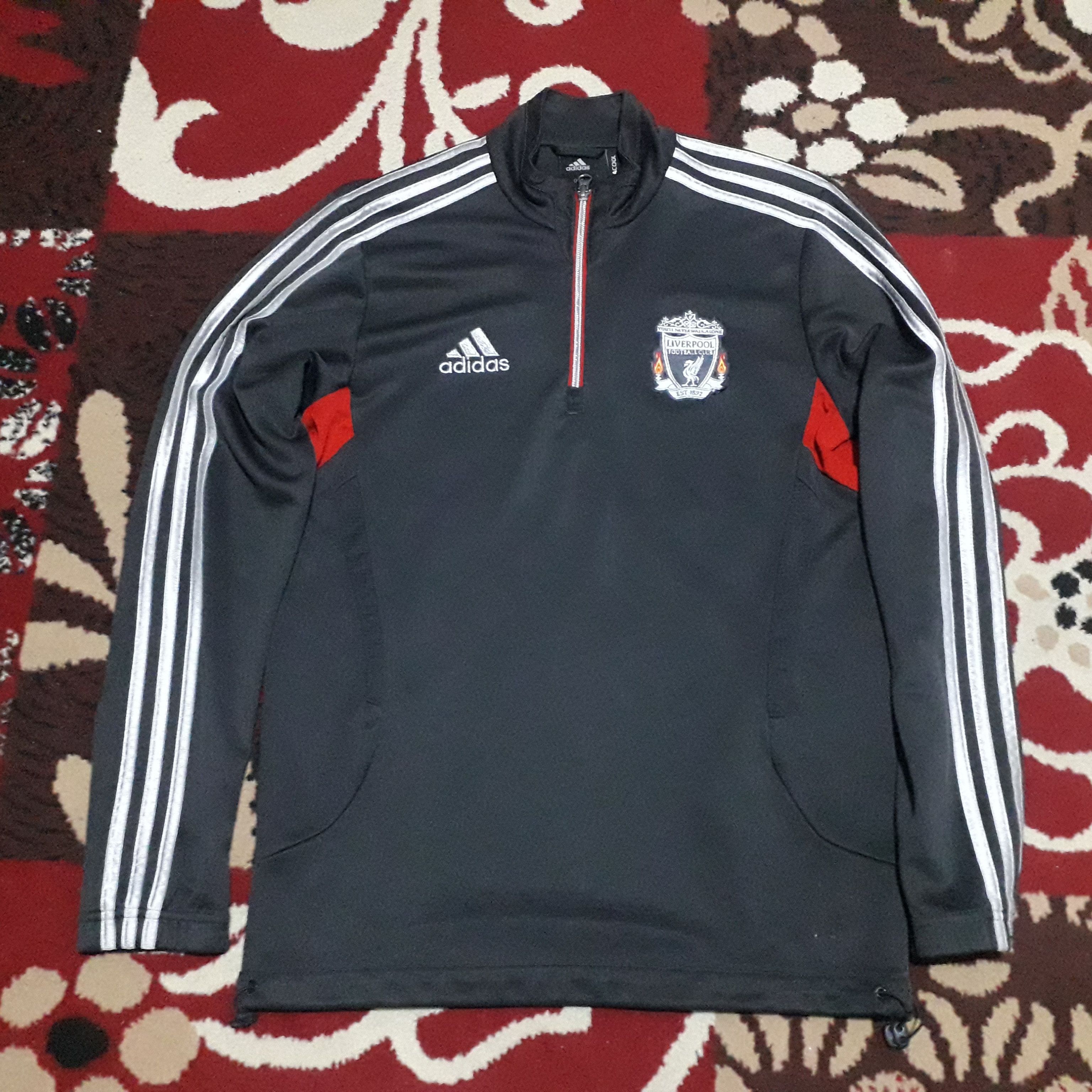 Adidas Liverpool 2011 Sweatshirt Football Soccer Black Size US S / EU 44-46 / 1 - 2 Thumbnail