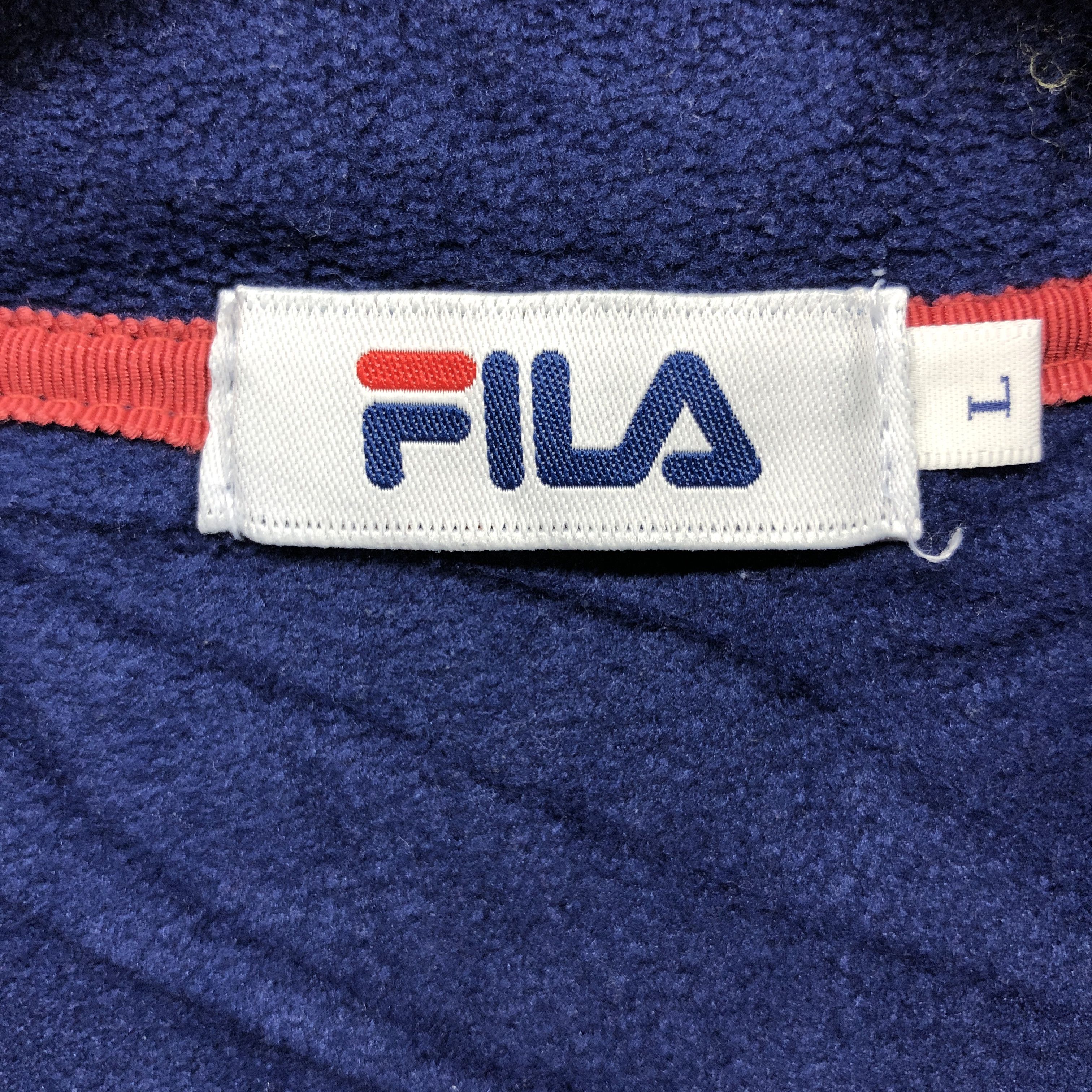 Fila FILA Zipper Fleece #0153/H Size M / US 6-8 / IT 42-44 - 4 Thumbnail