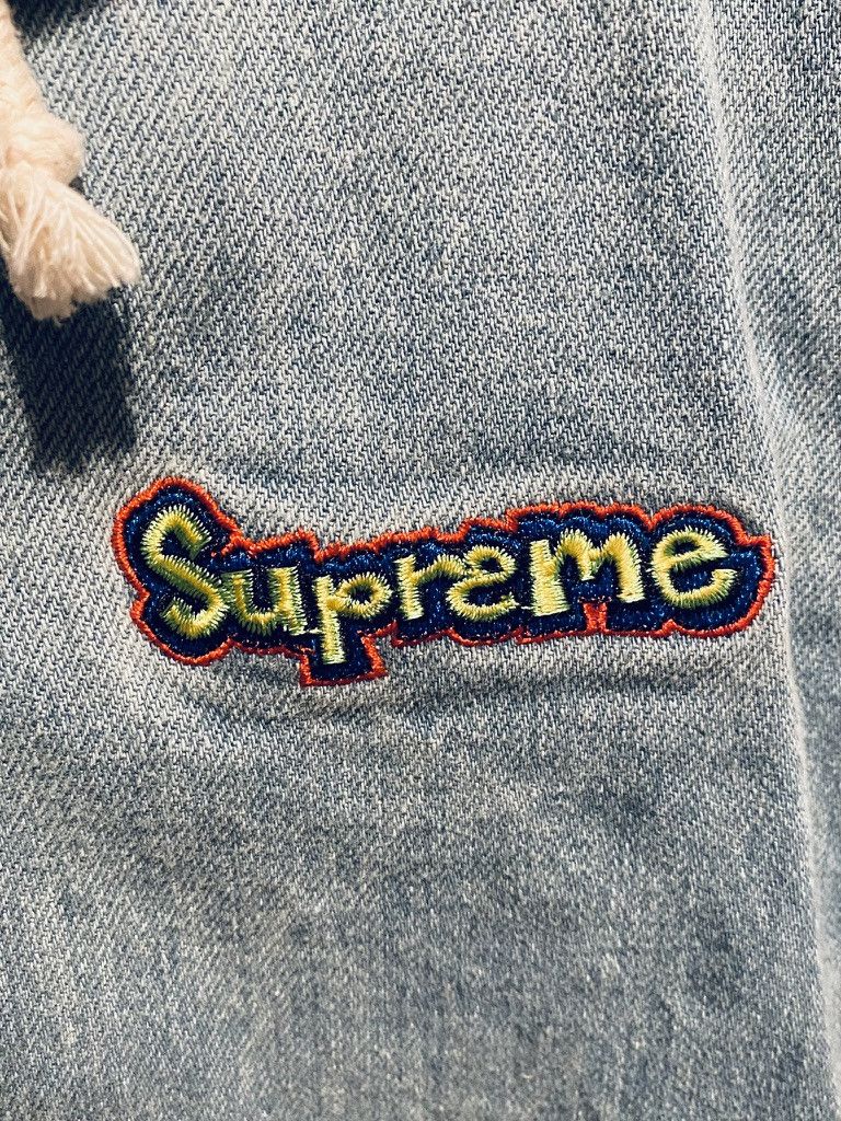 Supreme Denim Hooded Coaches Jacket (SS14)