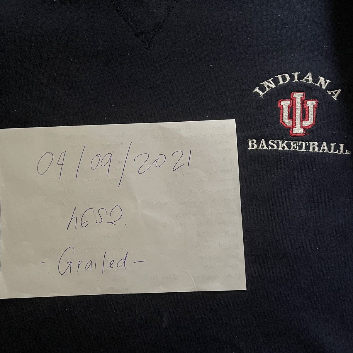 Vintage Vintage!! 90s Indiana University Basketball Team Size US M / EU 48-50 / 2 - 9 Thumbnail