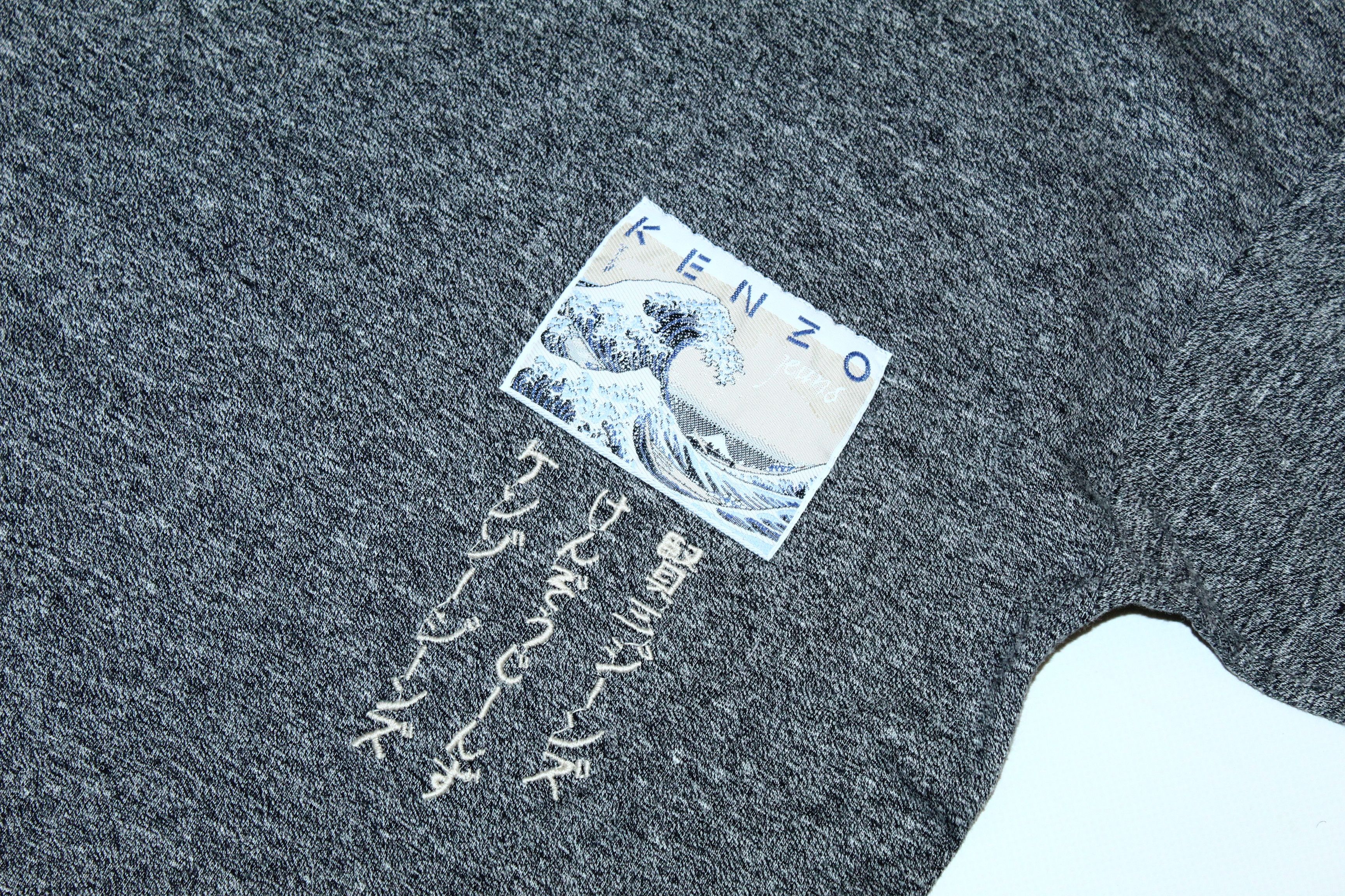 Kenzo Kenzo Jeans The Great Weave of Kanagawa heather grey suit Size US 32 / EU 48 - 8 Thumbnail