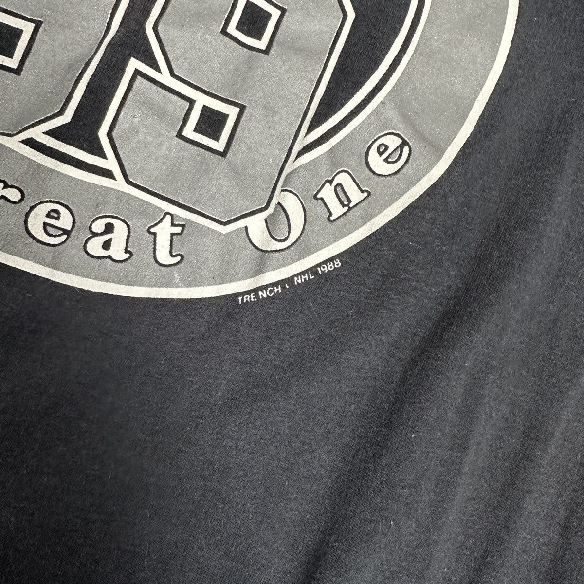 NHL Vintage 80s LA Kings Wayne Gretzky The Great One tee single Size US L / EU 52-54 / 3 - 5 Thumbnail