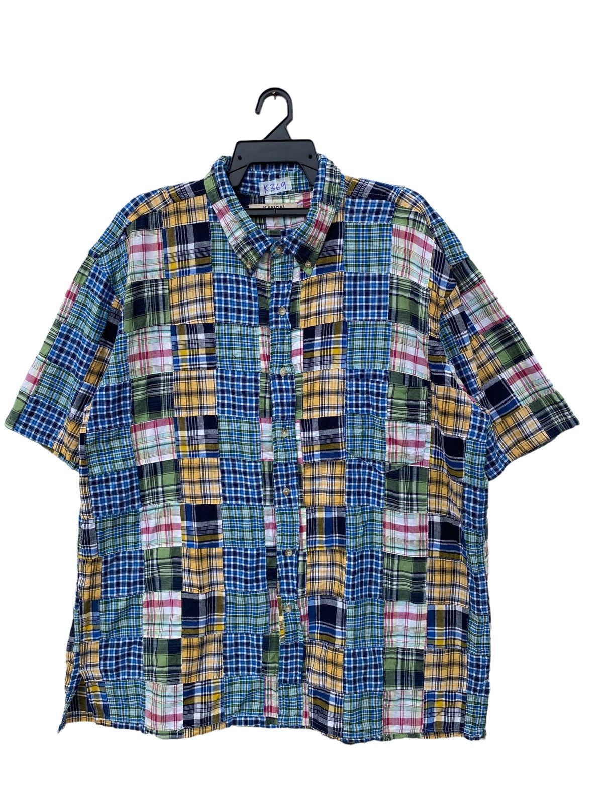 Vintage Kansai Jeans By Kansai Yamamoto Patchwork Shirt