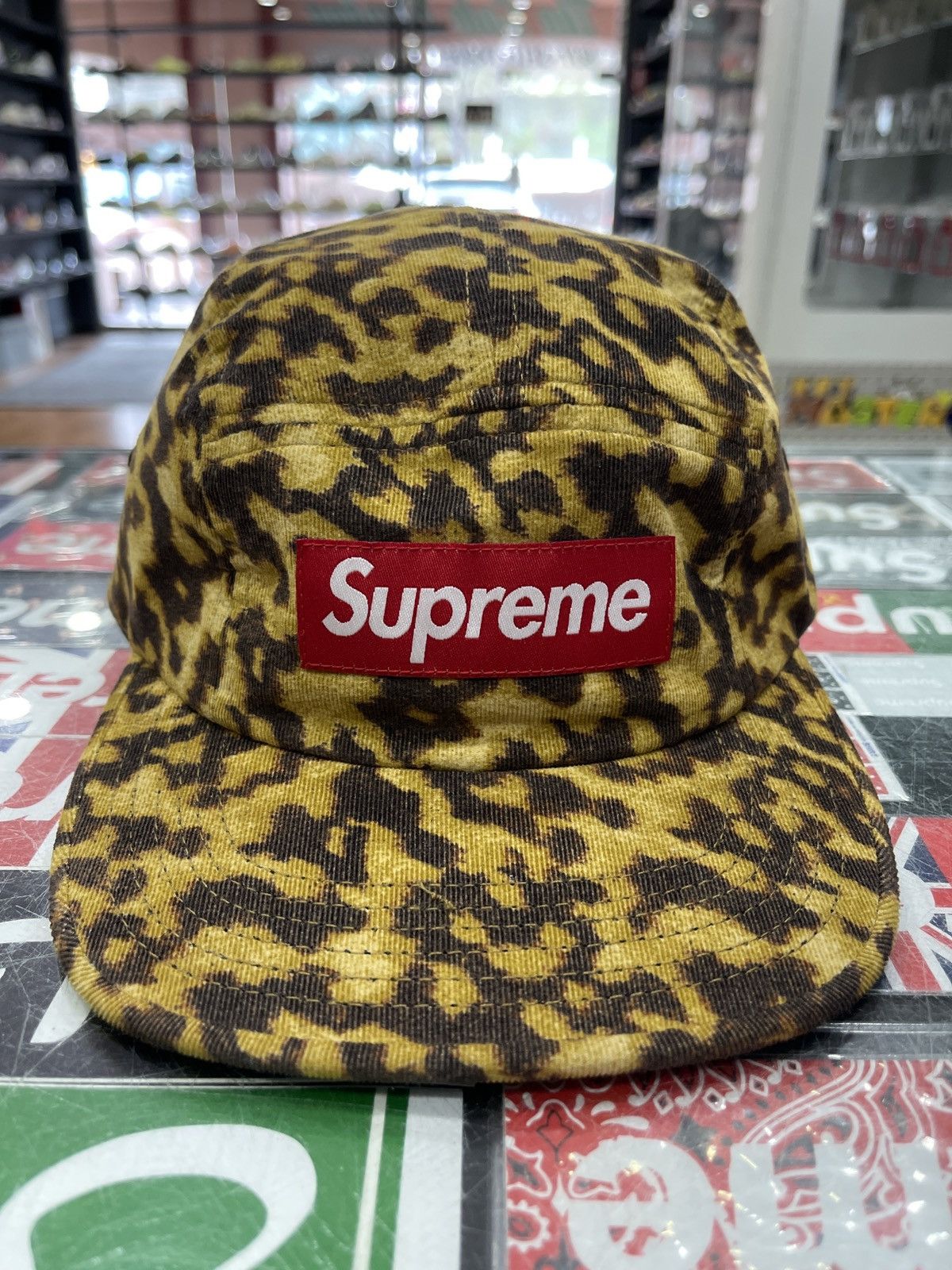 supreme Liberty Leopard Cord Camp Cap（Supreme 