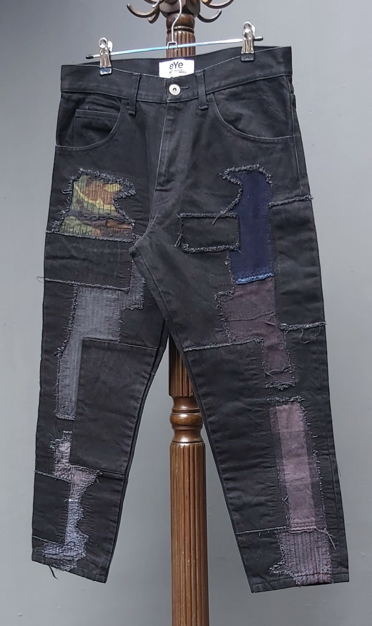 Comme des Garcons Junya Watanabe × Comme des Garcons A/W2014 Distressed Denim Size US 32 / EU 48 - 2 Thumbnail
