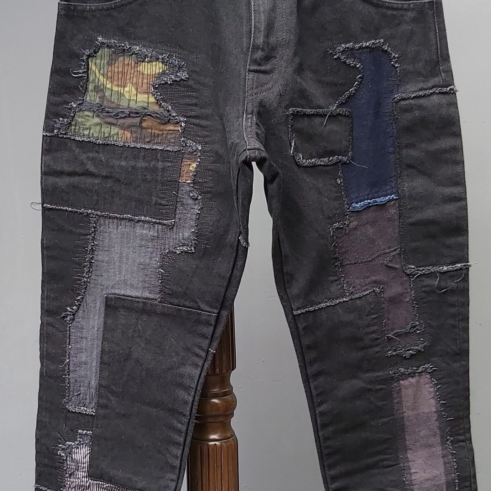 Comme des Garcons Junya Watanabe × Comme des Garcons A/W2014 Distressed Denim Size US 32 / EU 48 - 7 Thumbnail