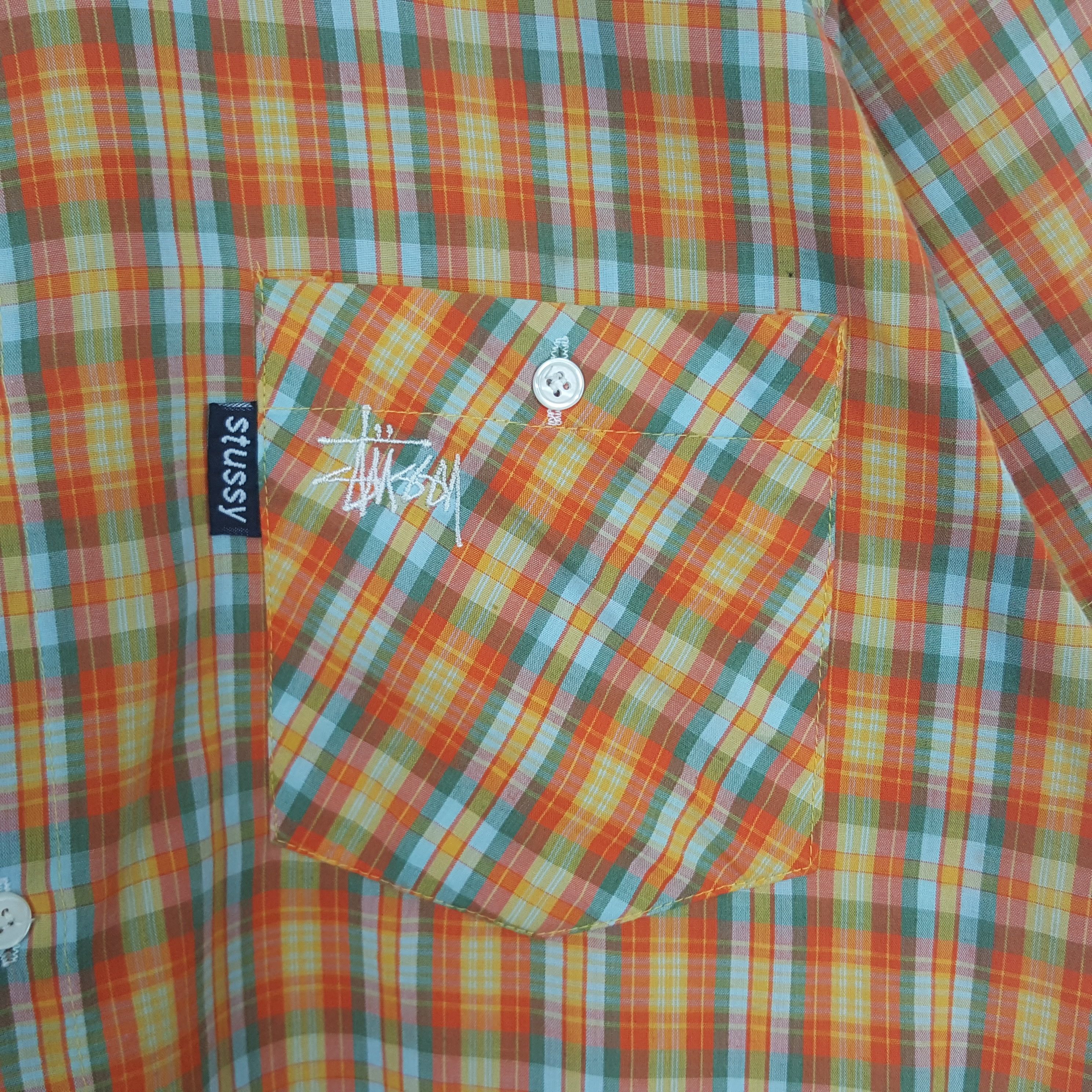 Stussy Vintage Stussy Streetwear Style Custom Logo Shirt Button Up Size US L / EU 52-54 / 3 - 4 Thumbnail