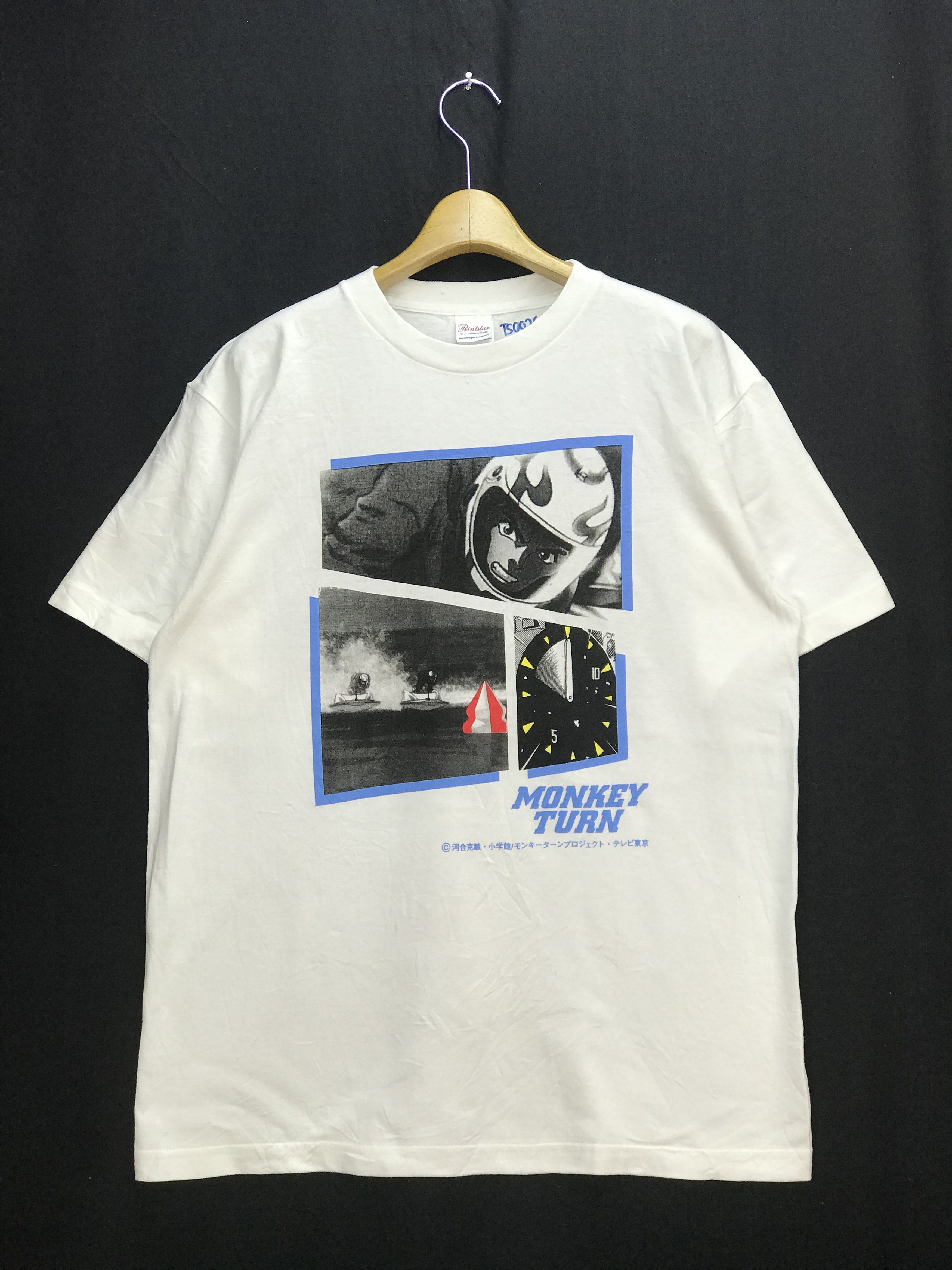 Anime × Cartoon Network × Japanese Brand VINTAGE MONKEY TURN ANIME WITH SIGNATURE SHIRT Size US L / EU 52-54 / 3 - 1 Thumbnail