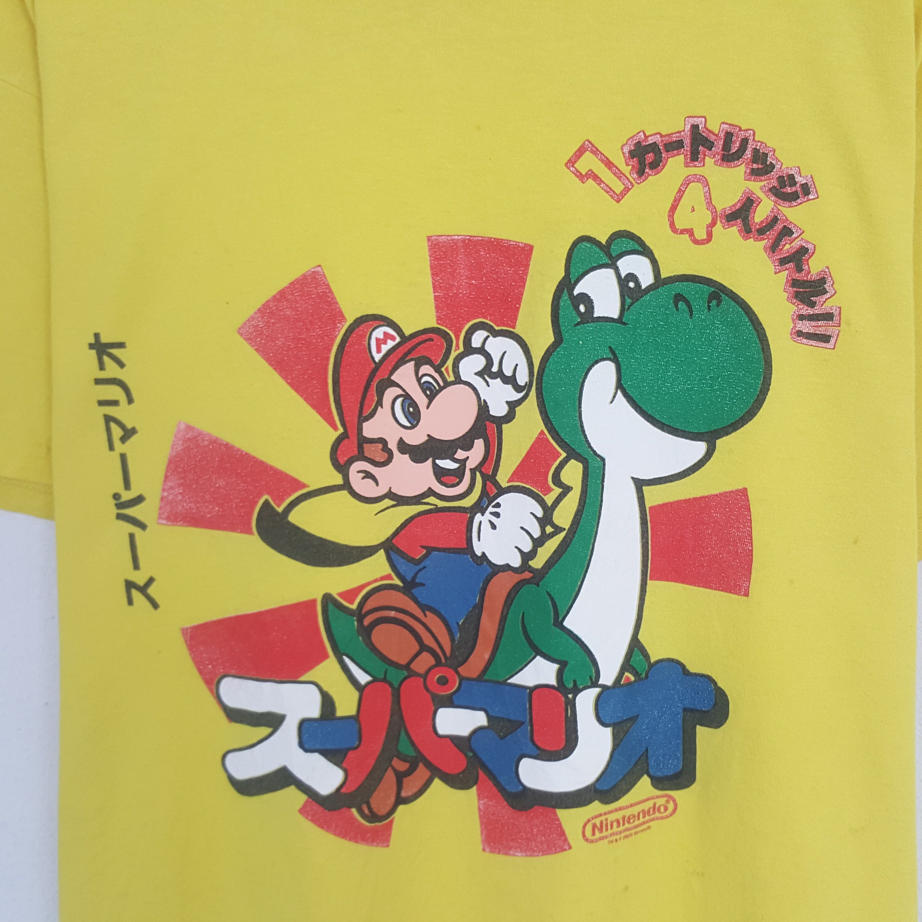 Nintendo × Playstation × Vintage Vintage Nintendo Super Mario Retro Game Playstation Tshirt Size US L / EU 52-54 / 3 - 2 Thumbnail