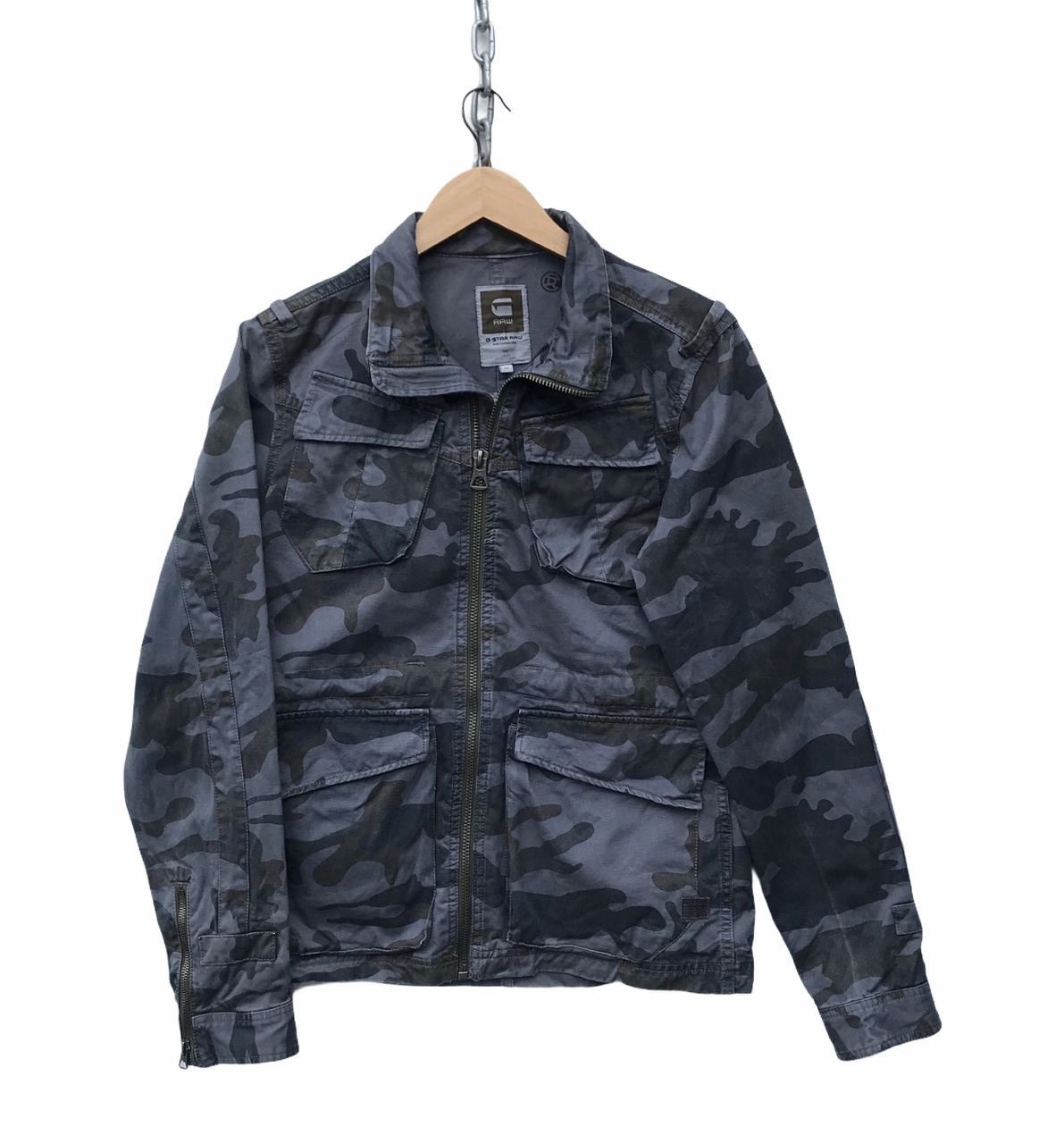 G-Star Gstar Raw Camo Multipocket Streetwear Cargo Jacket Size US S / EU 44-46 / 1 - 1 Thumbnail