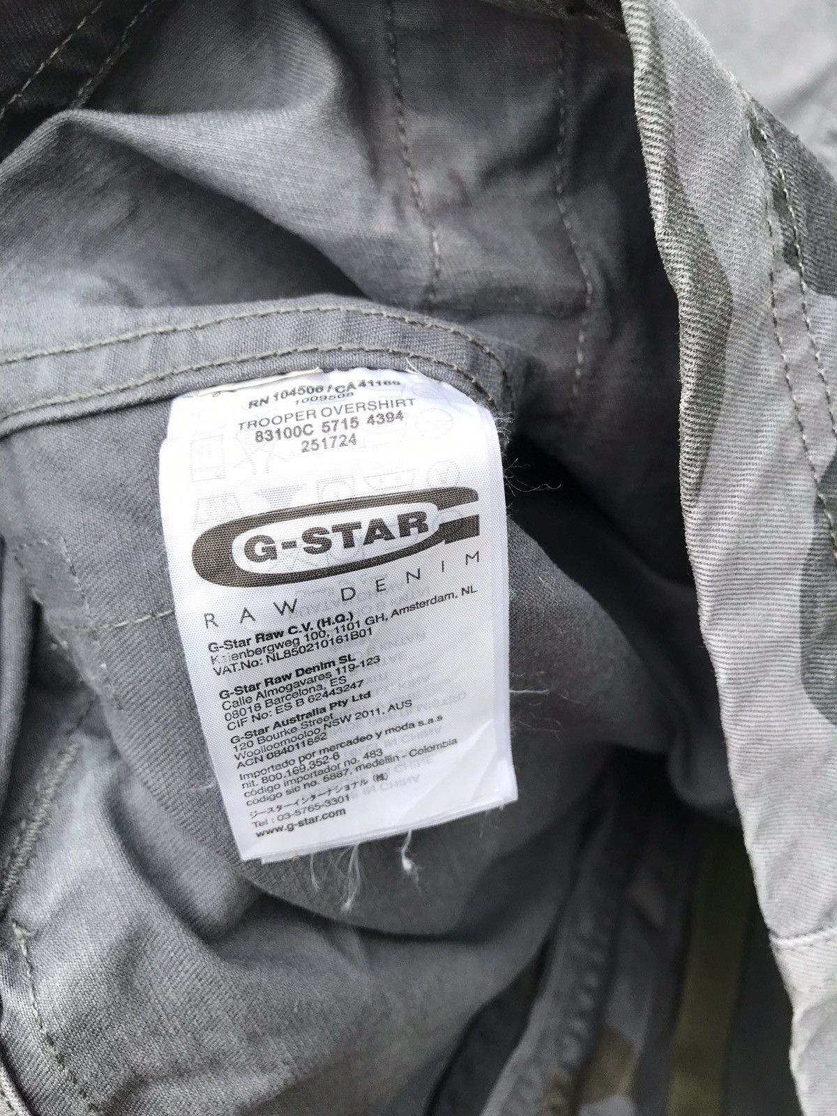 G-Star Gstar Raw Camo Multipocket Streetwear Cargo Jacket Size US S / EU 44-46 / 1 - 8 Thumbnail
