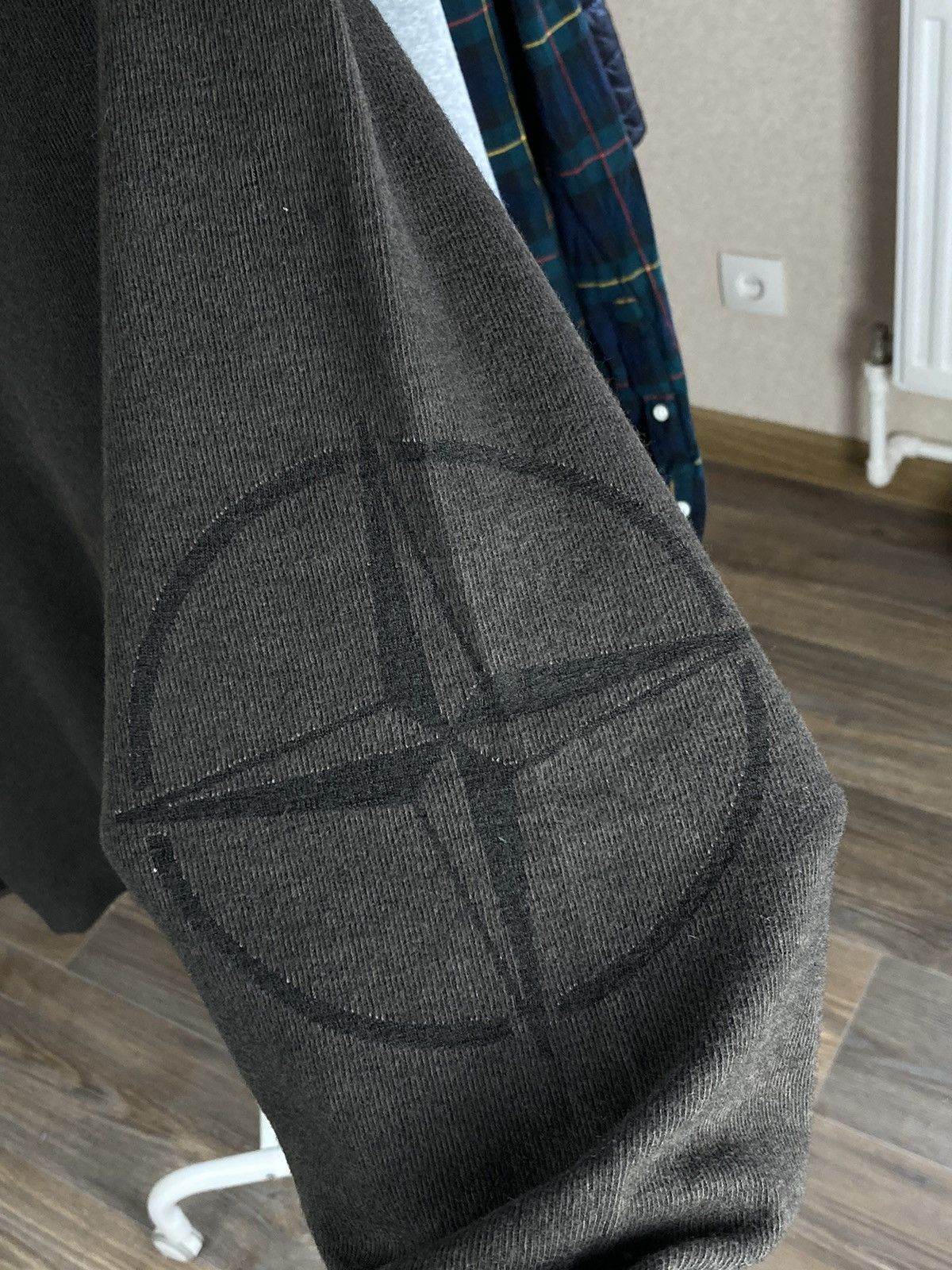 Stone Island × Vintage Vintage Stone Island big logo wool 1/4 zip brown sweater Size US M / EU 48-50 / 2 - 5 Thumbnail