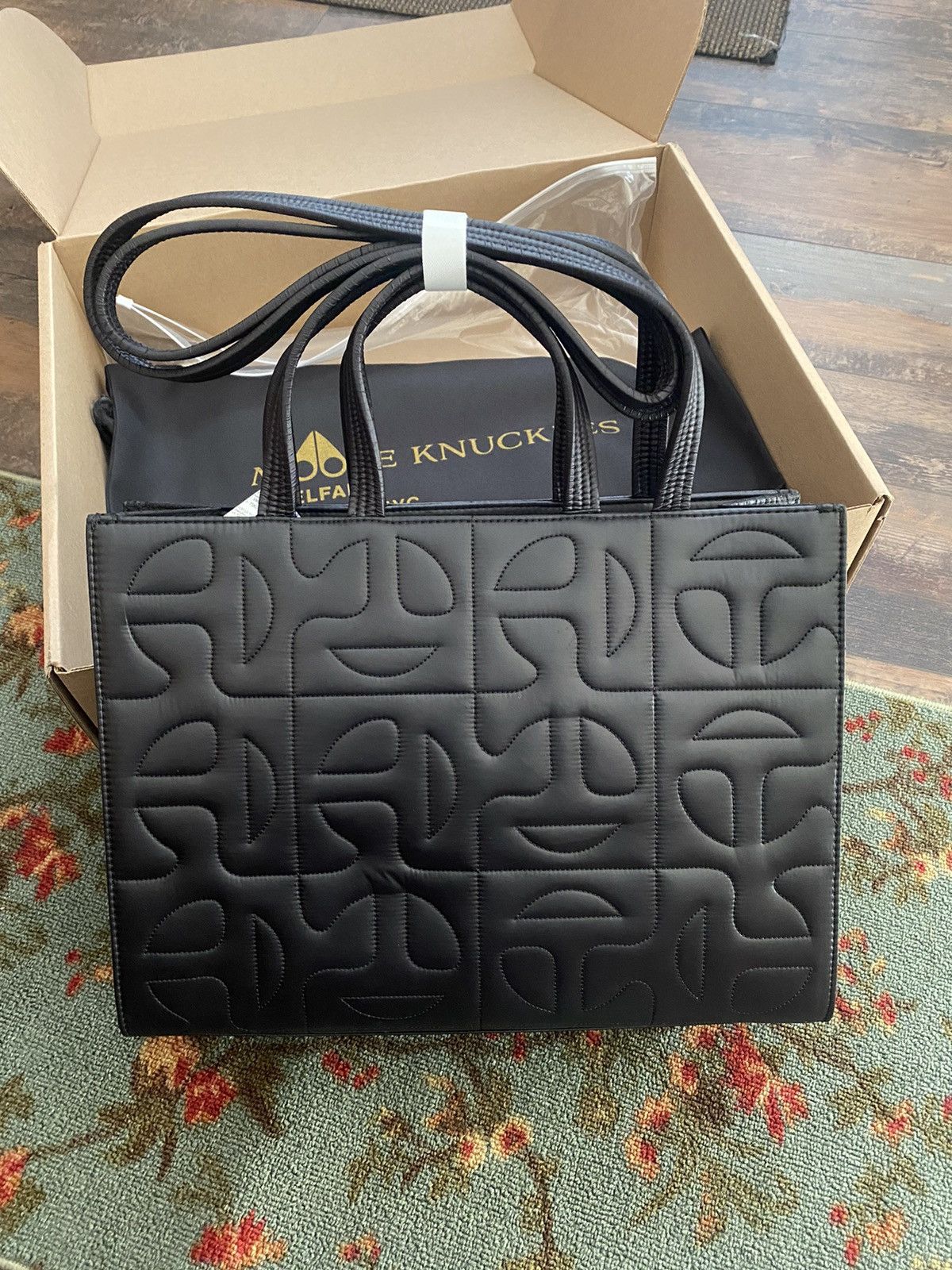 Moose Knuckles × Telfar MEDIUM QUILTED SHOPPER (BLACK) Size ONE SIZE - 16 Thumbnail