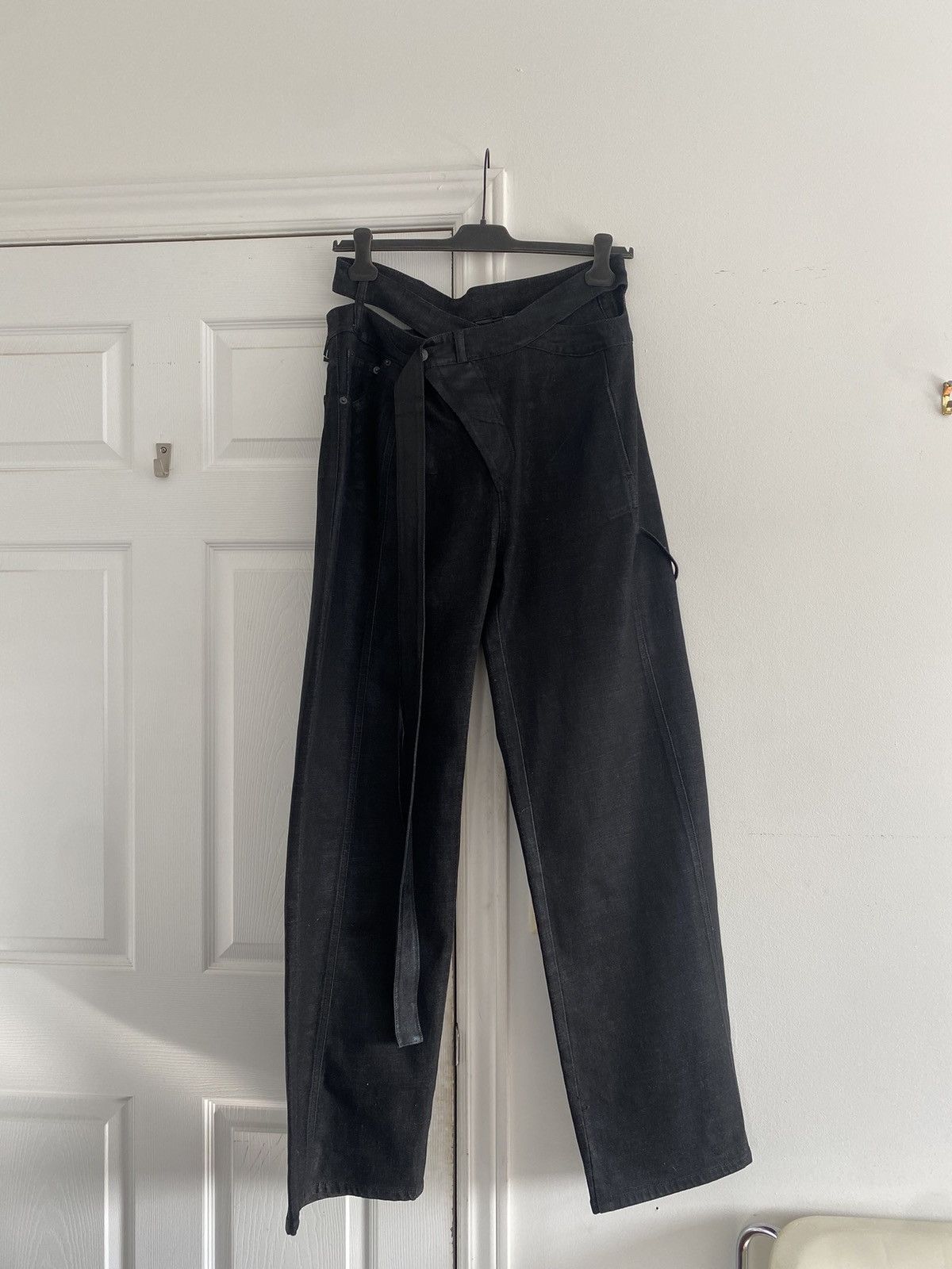 OTTOLINGER Black Signature Wrap Jeans (38/XL)