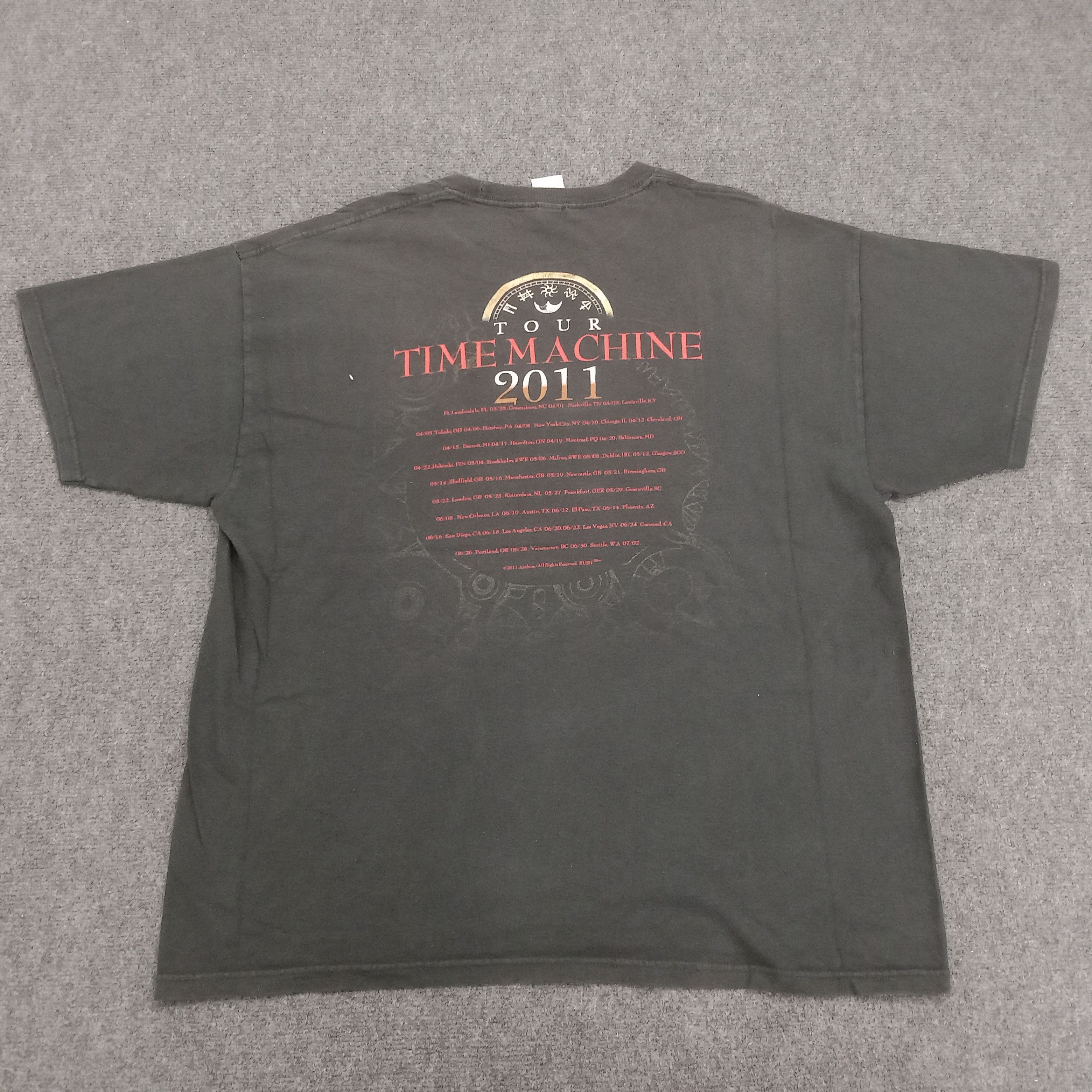 Band Tees × Vintage RUSH Time Machine American Rock Band Tour Tshirt Size US XL / EU 56 / 4 - 3 Thumbnail