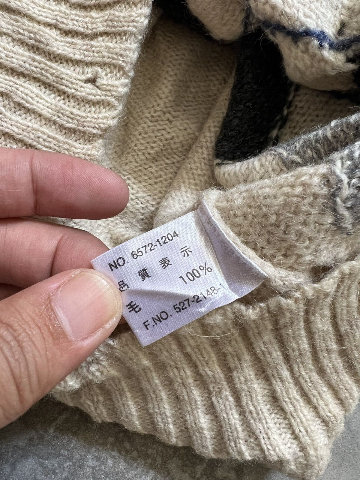 Vintage SICK 🔥 Trashed Knitwear LuckyStrike Kurt Cobain Size US L / EU 52-54 / 3 - 15 Thumbnail