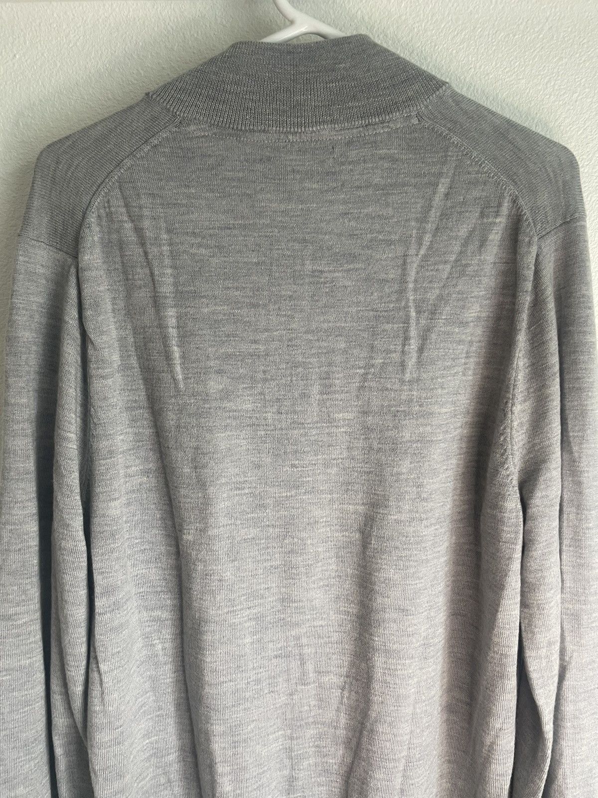 Japanese Brand × Vintage Fairlane Merino Wool Soft Slim Business Casual Zip Sweater Size US XL / EU 56 / 4 - 4 Thumbnail